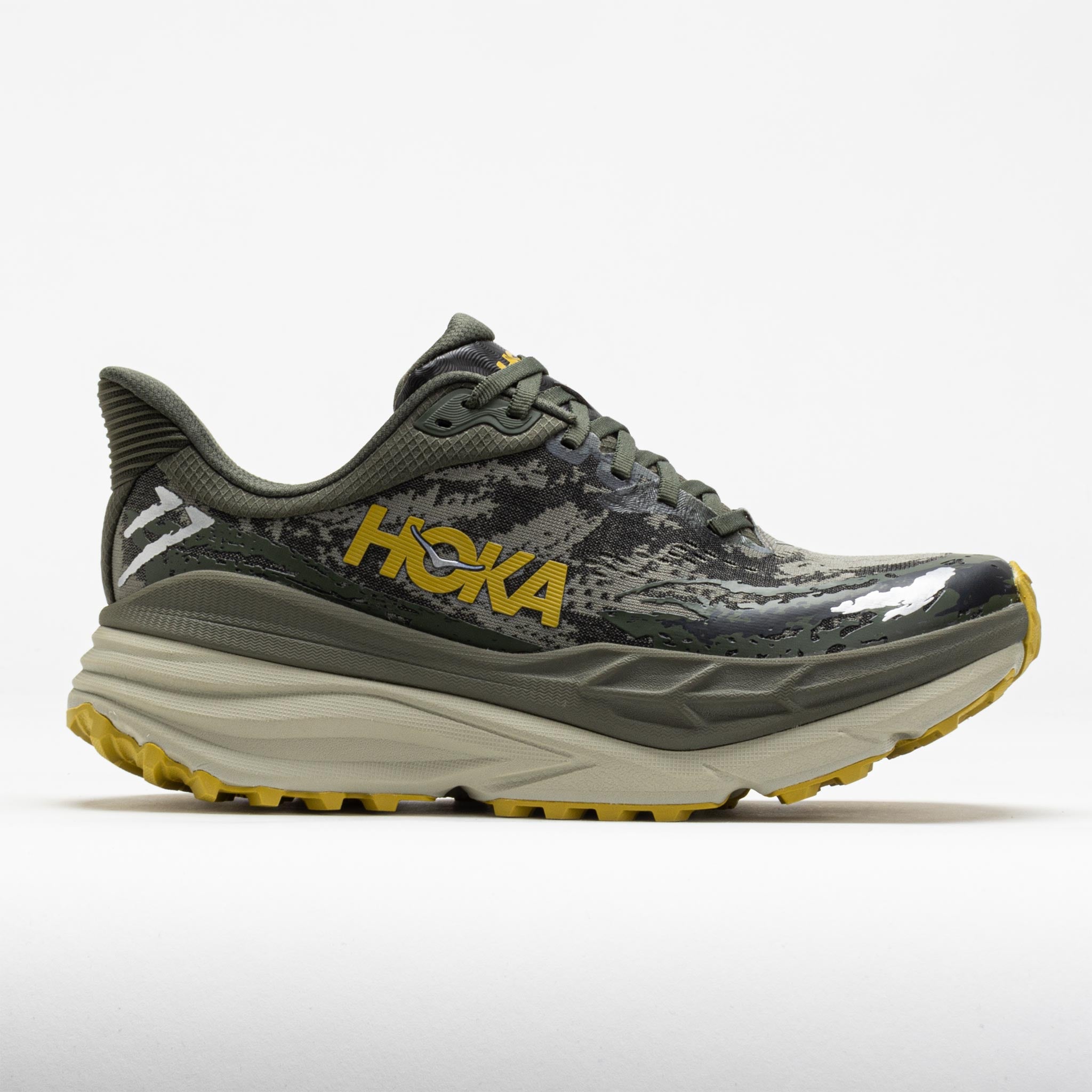 040979_3 HOKA Stinson 7 Mens Olive Haze/Forest Cover - Image 1