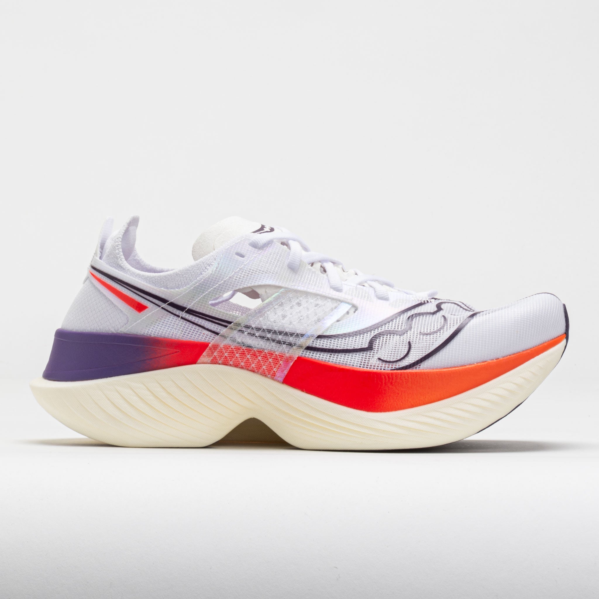 041009_3 Saucony Endorphin Elite Womens White/ViZiRed - Image 1