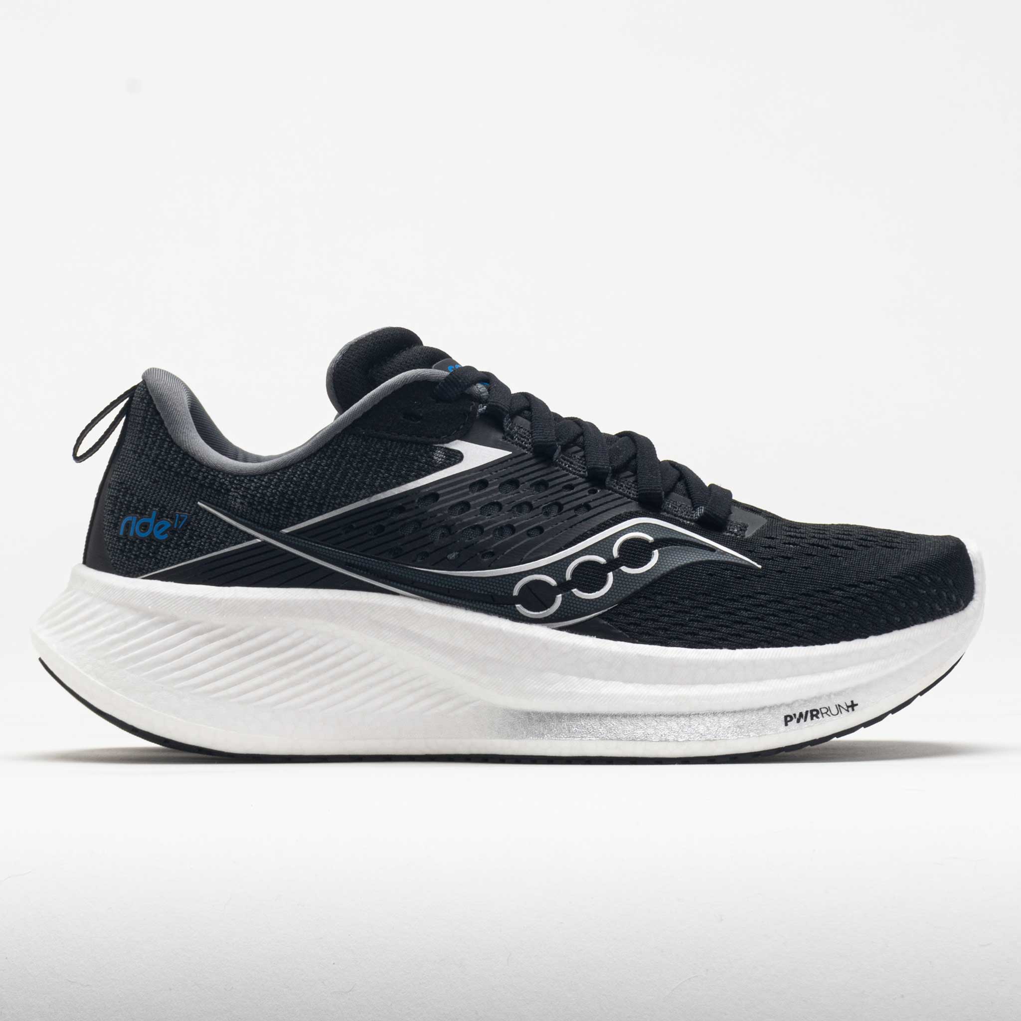 041043_3 Saucony Ride 17 Womens Black/White - Image 1