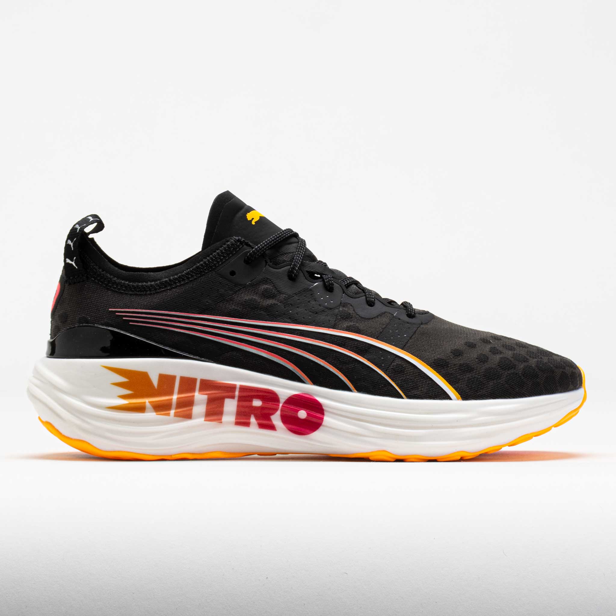 041432_3 Puma ForeverRun NITRO FF Mens Puma Black/Sunstream/Sunset Glow - Image 1