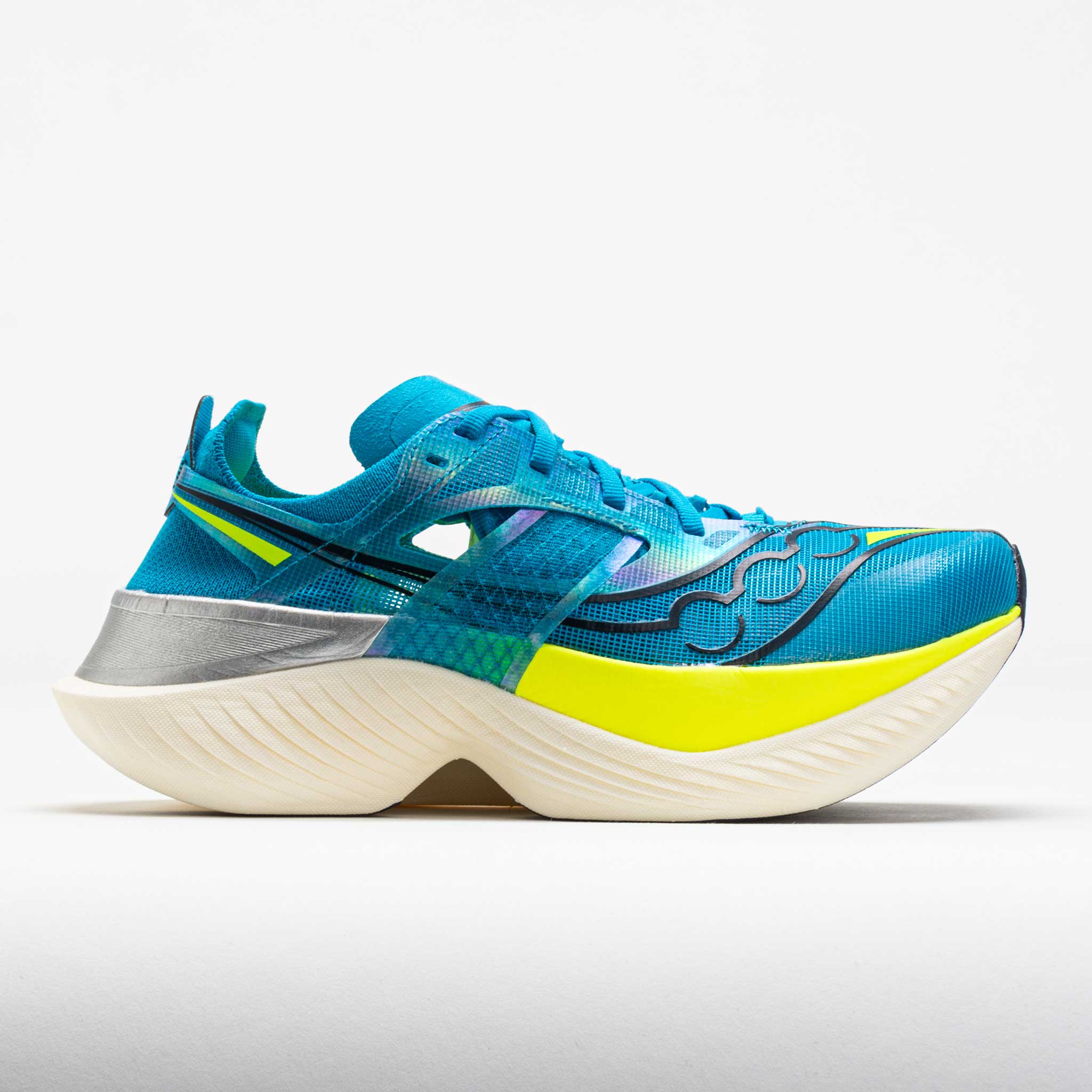 041564_3 Saucony Endorphin Elite Womens ViZiBlue/Citron - Image 1