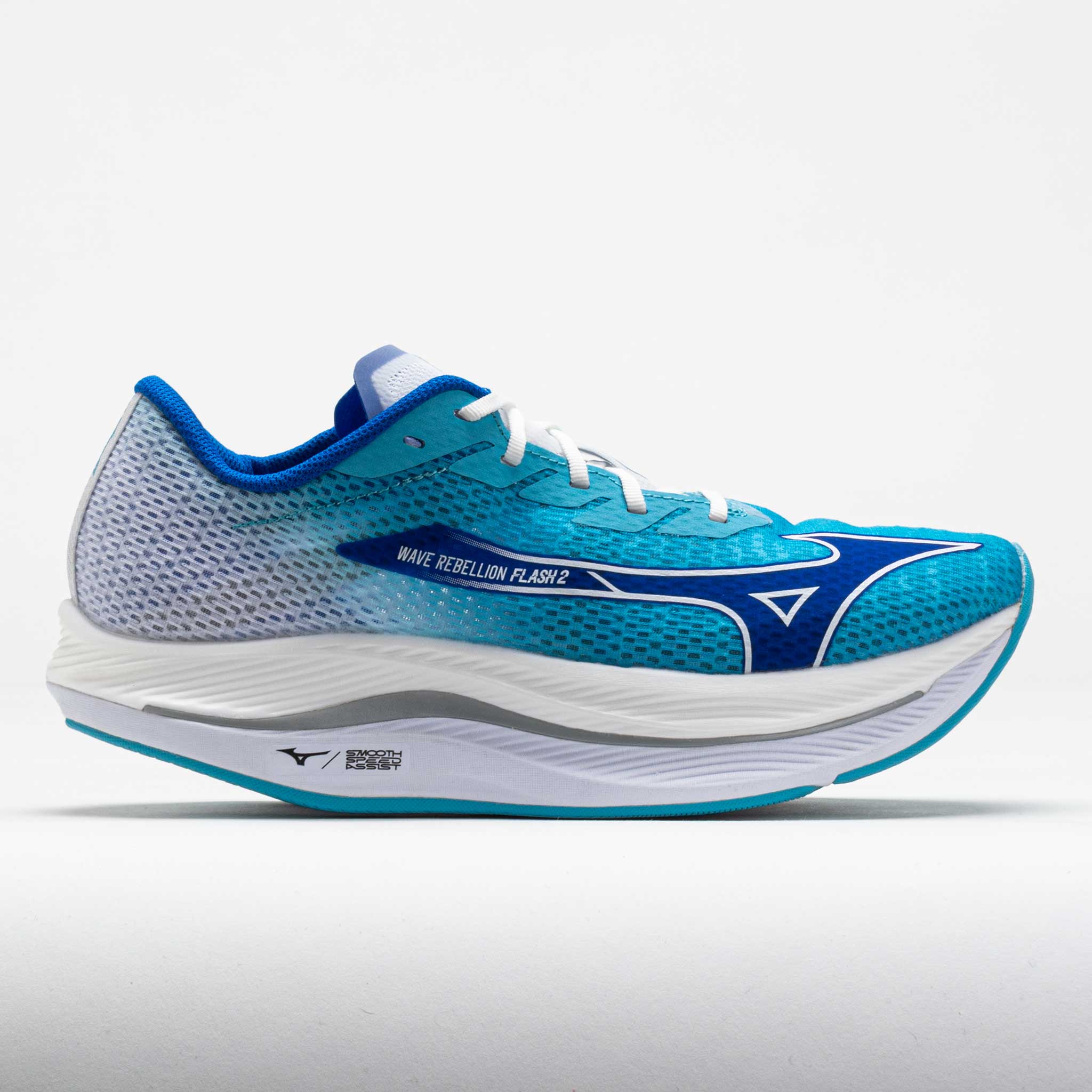 041641_3 Mizuno Wave Rebellion Flash 2 Mens River Blue/Mugen Blue - Image 1