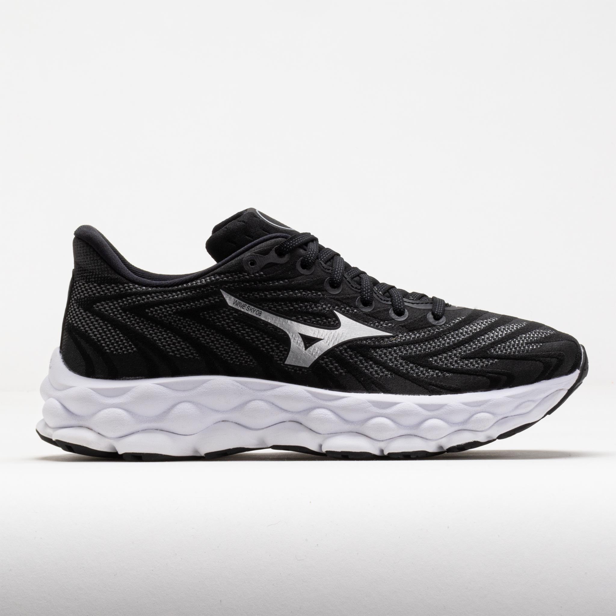 041652_3 Mizuno Wave Sky 8 Womens Black/Silver - Image 1