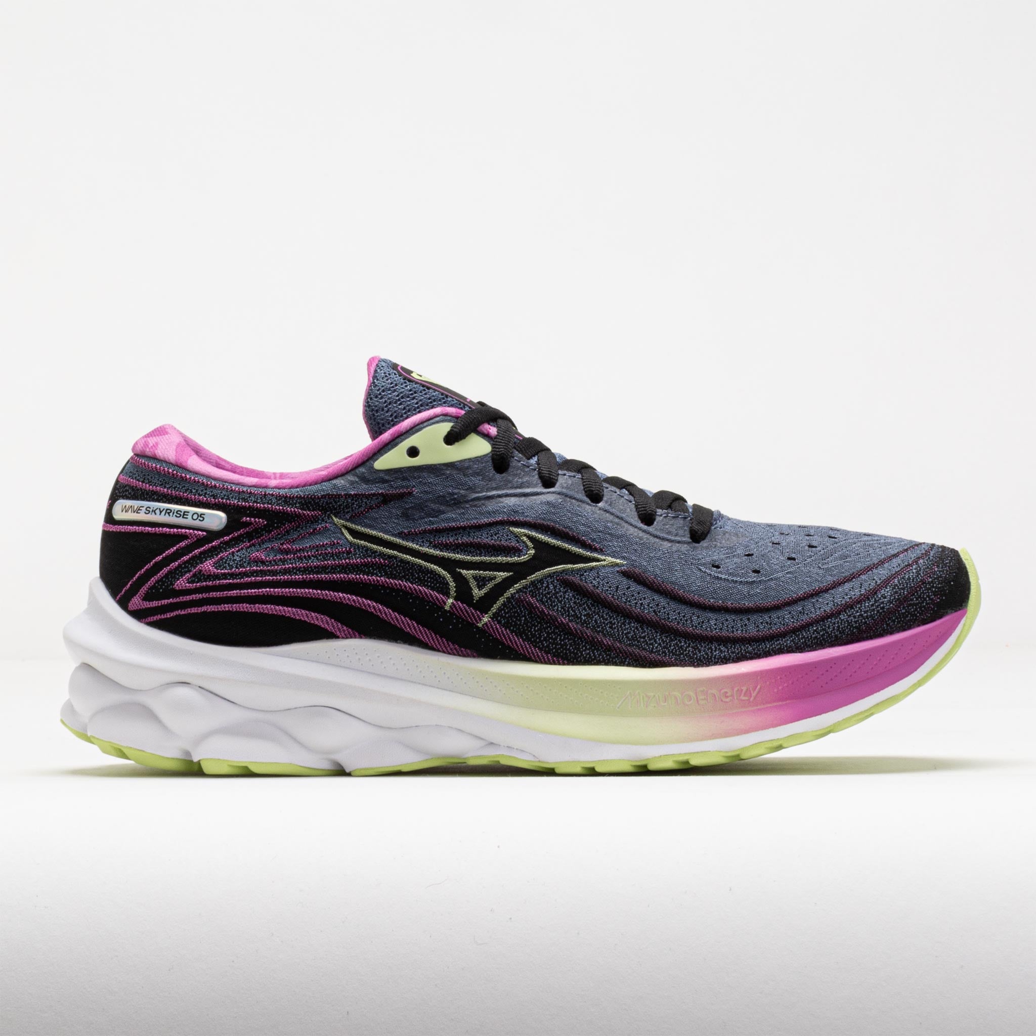 041666_3 Mizuno Wave Skyrise 5 Roxy Womens Wild Wind/Black - Image 1