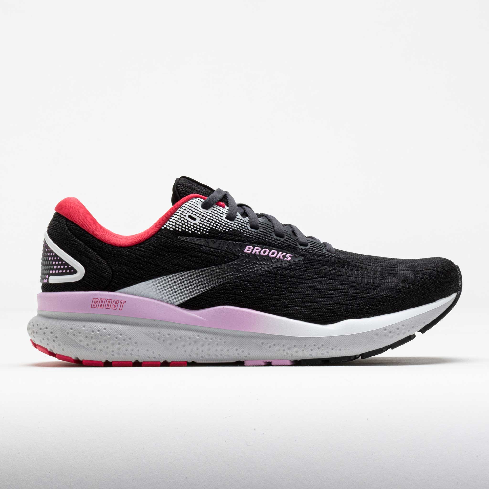 041803_3 Brooks Ghost 16 Womens Black/Ebony/Raspberry - Image 1