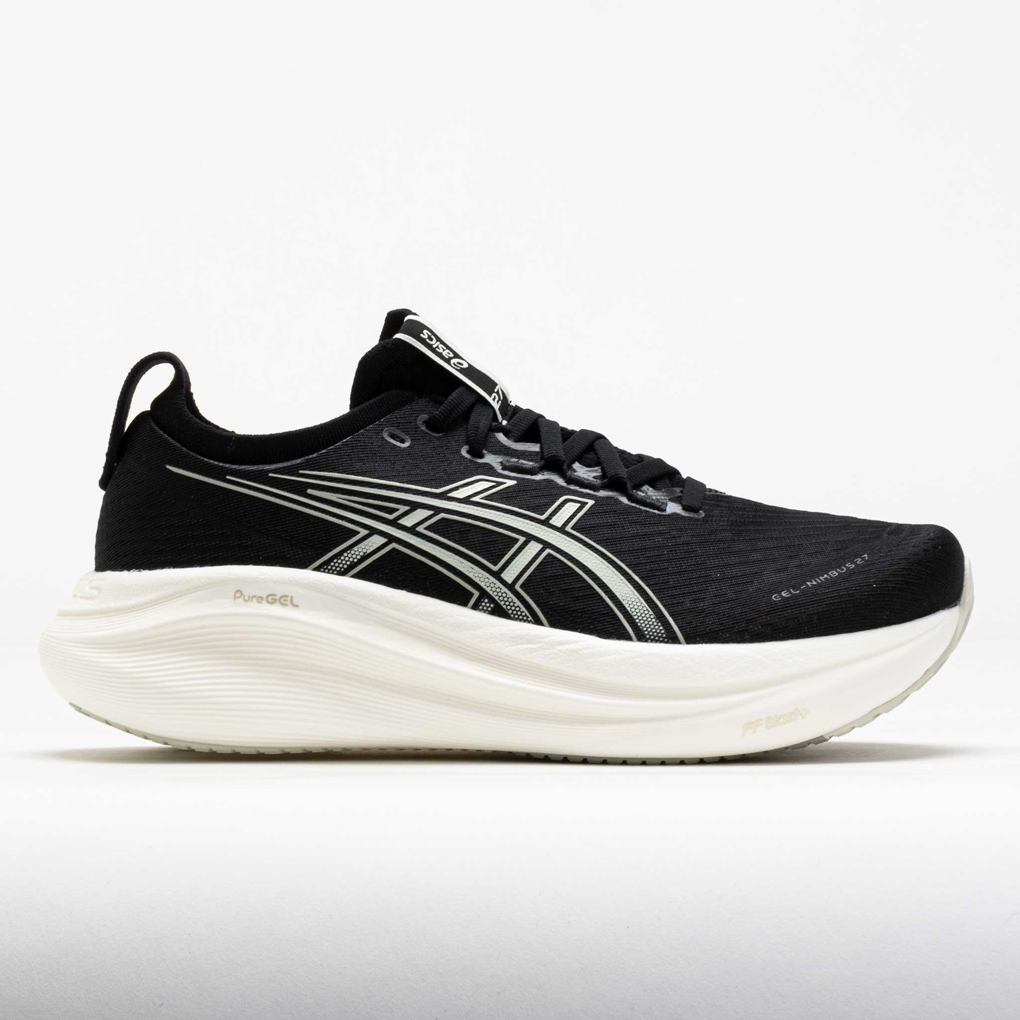 042283_3 ASICS GEL-Nimbus 27 Mens Black/Lake Grey - Image 1