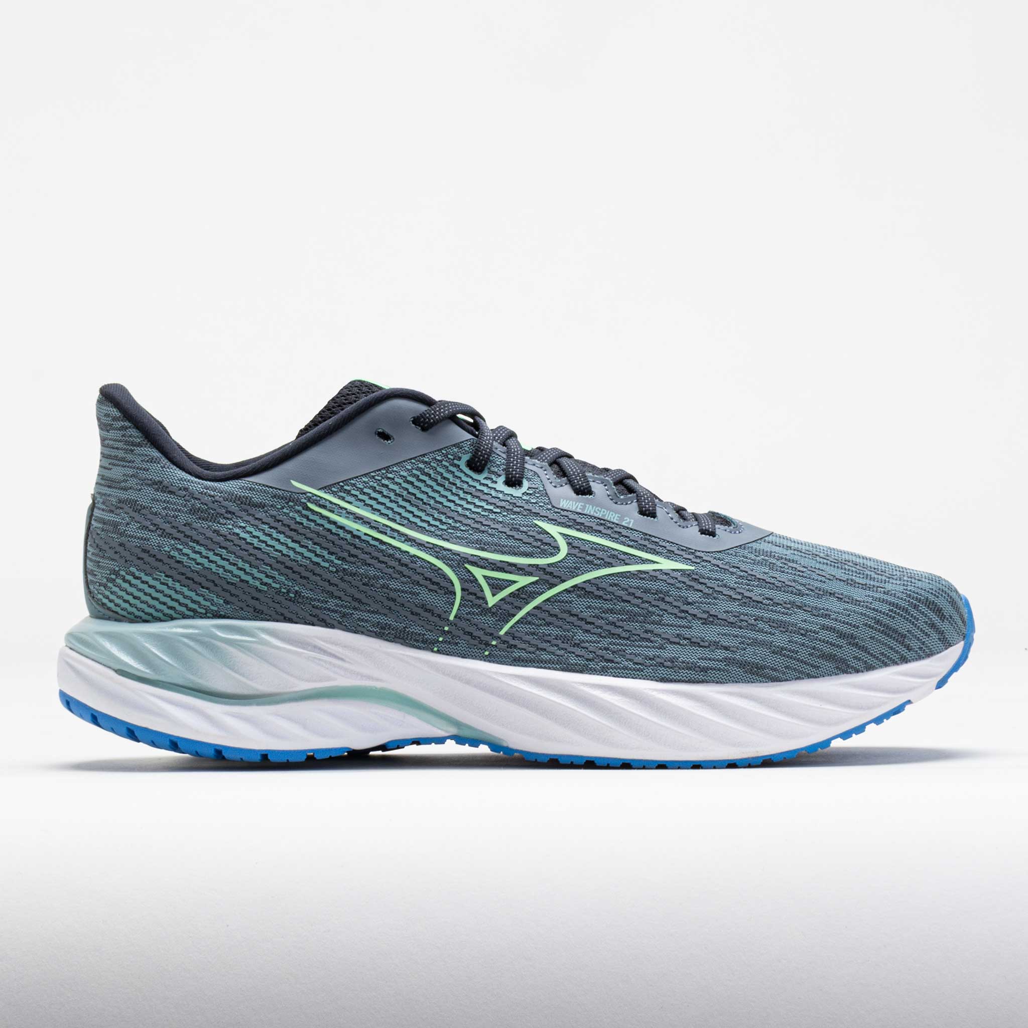 042755_3 Mizuno Wave Inspire 21 Mens Tradewinds/Neo Mint - Image 1