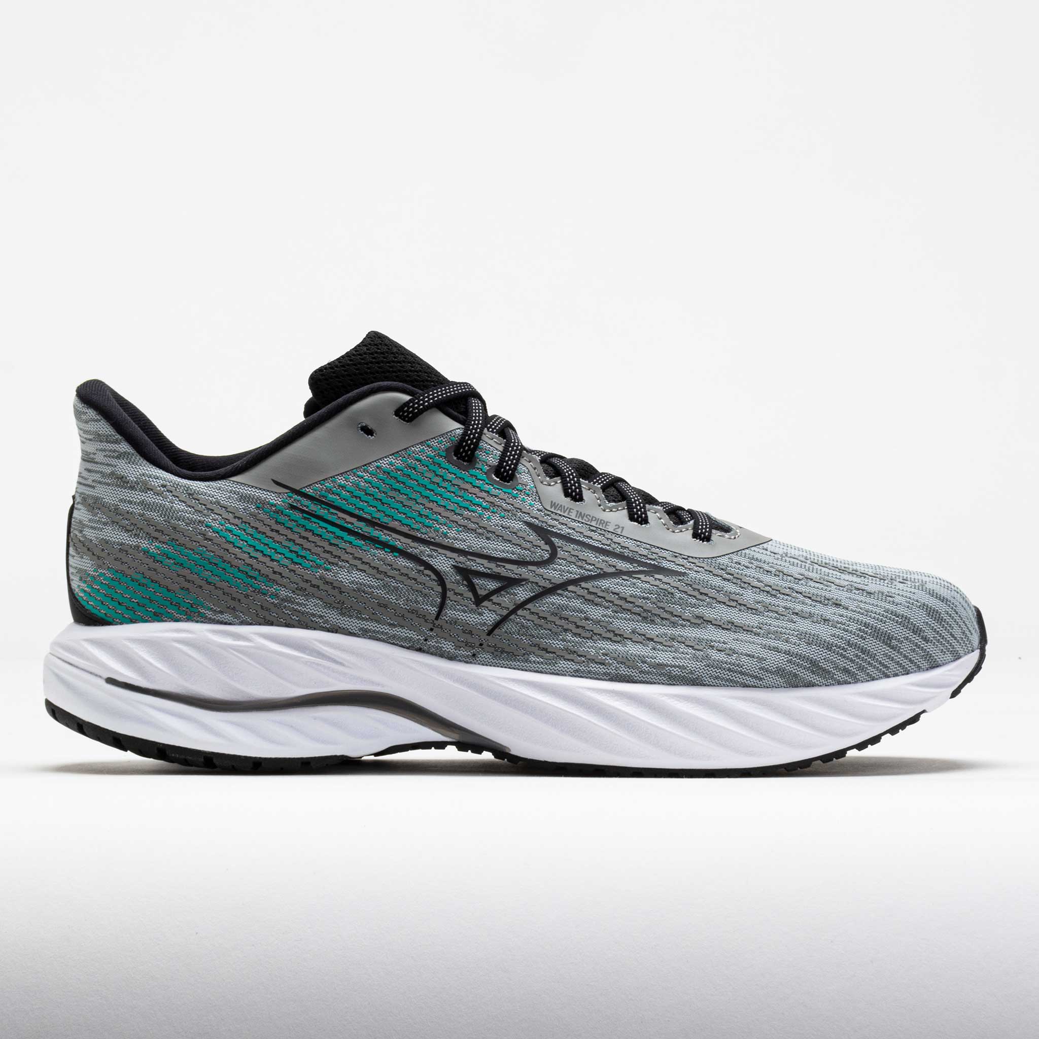 042758_3 Mizuno Wave Inspire 21 Mens Ultimate Grey/Black - Image 1