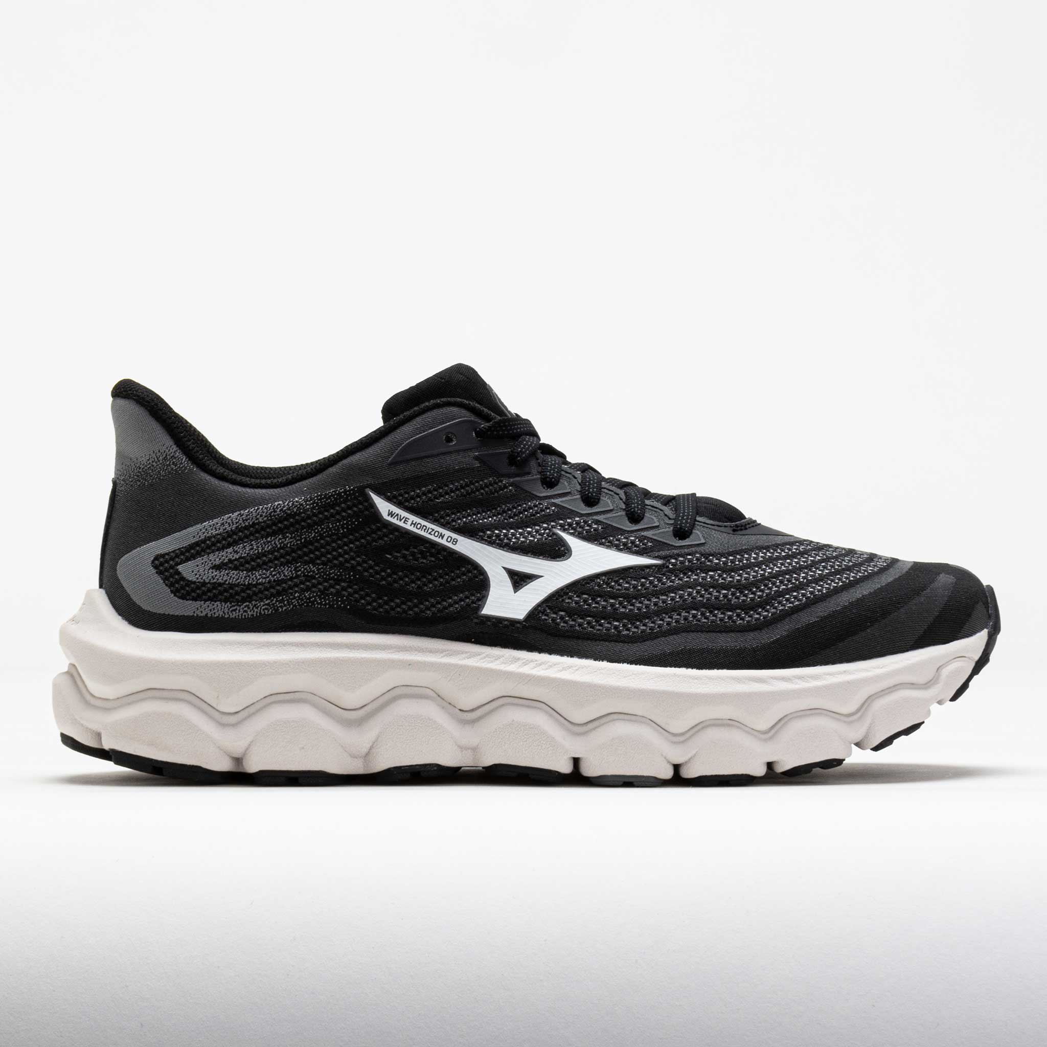 042770_3 Mizuno Wave Horizon 8 Mens Black/White - Image 1