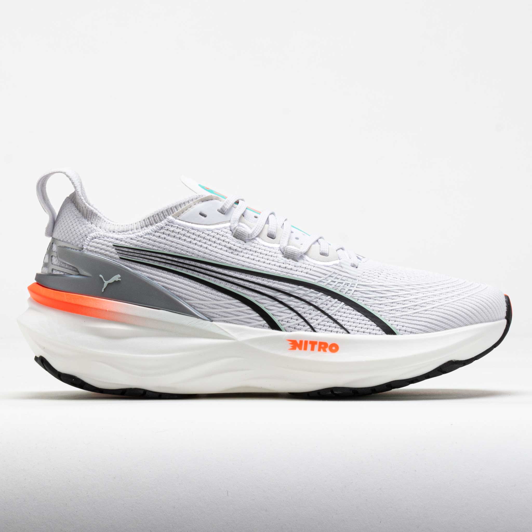 043467_3 Puma ForeverRun NITRO 2 Mens Puma White/Glowing Red - Image 1