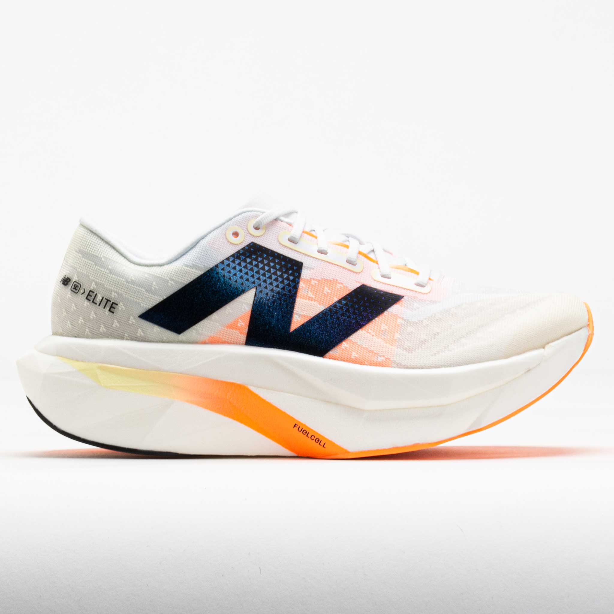 043476_3 New Balance FuelCell SuperComp Elite v4 Mens White/Angora/Hot Mango - Image 1