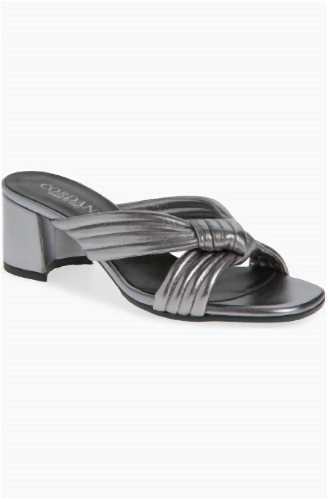 2ae61080-9012-48ef-b9e8-a6e456f2e865-upscale_15k-1500x1500-1 Cordani - Women's Imani Metallic Slide Sandal - Image 1