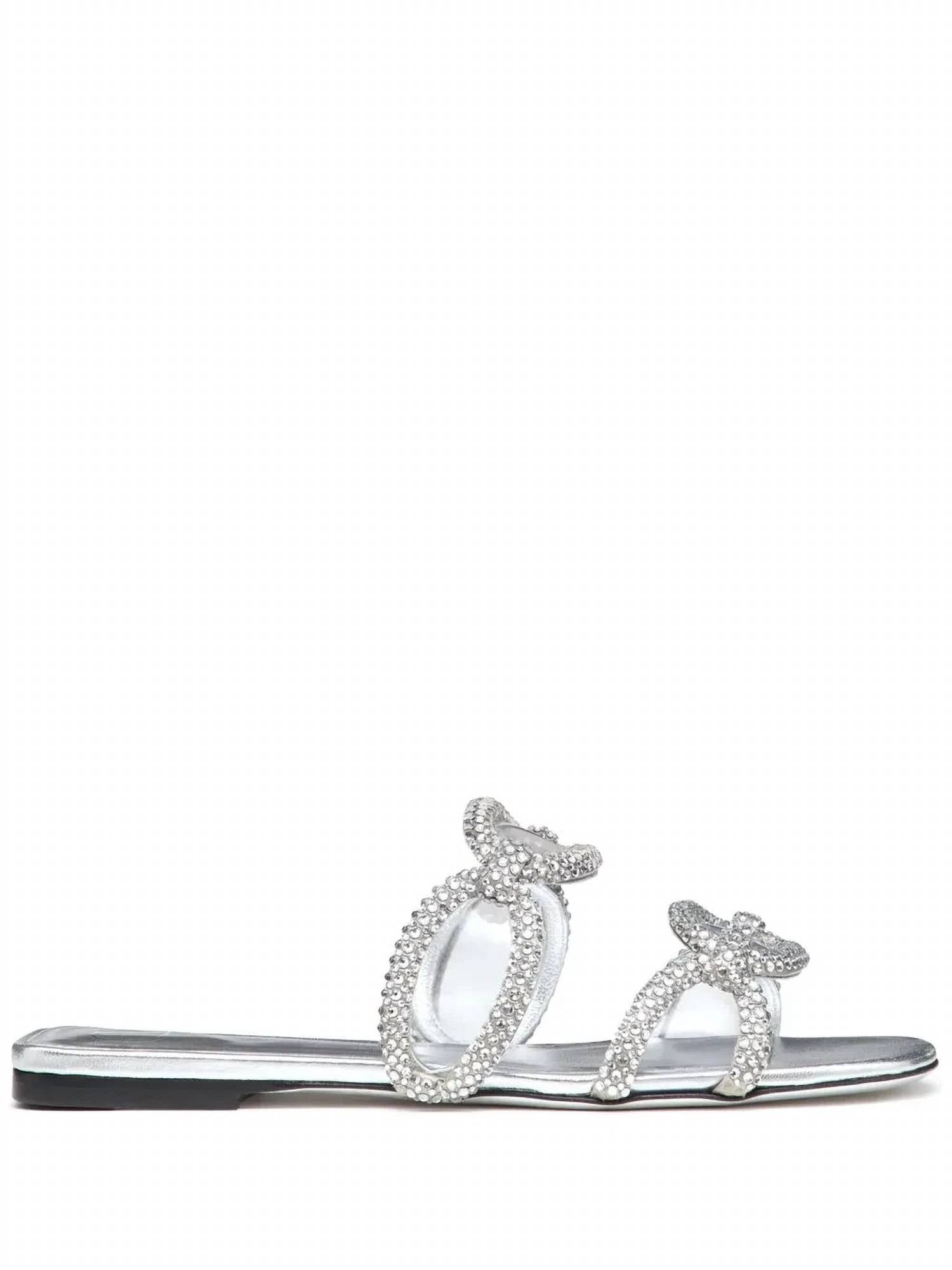 2fbc9b9f-f71b-4c4f-9815-f680549b47a1-upscale_15k-1500x1500-70 Valentino Garavani - Women's Chain Embellished Sandals - Image 1