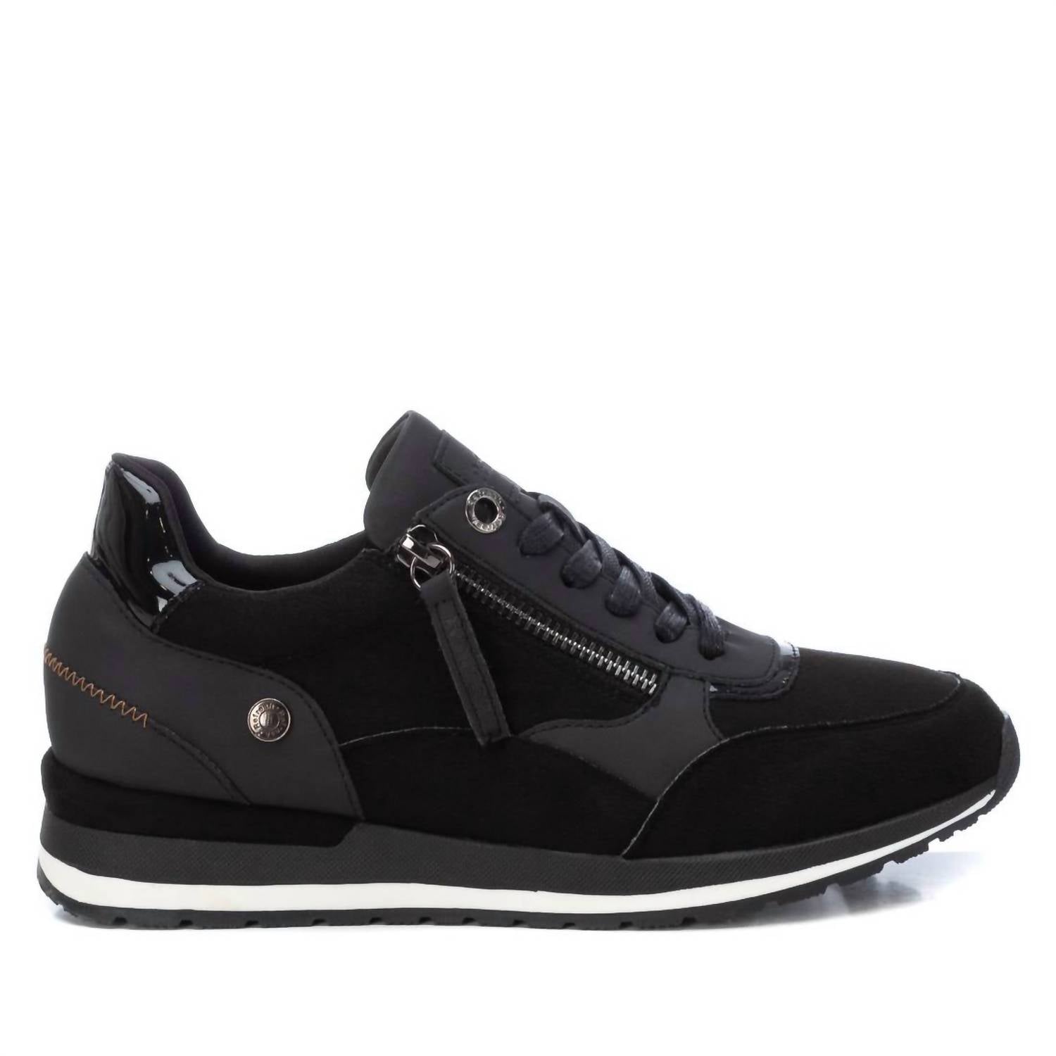 31dd38cf-2506-4a8b-9005-895fb8fa9f27-upscale_15k-1500x1500-70 Xti - Women's Side Zipper Sneakers - Image 1
