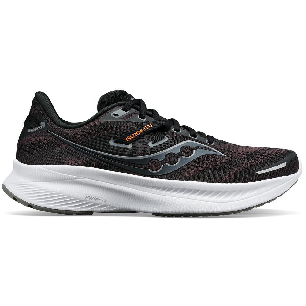 37109-BLACKWHITE-l Women's Saucony Guide 16 (Wide) - Image 1