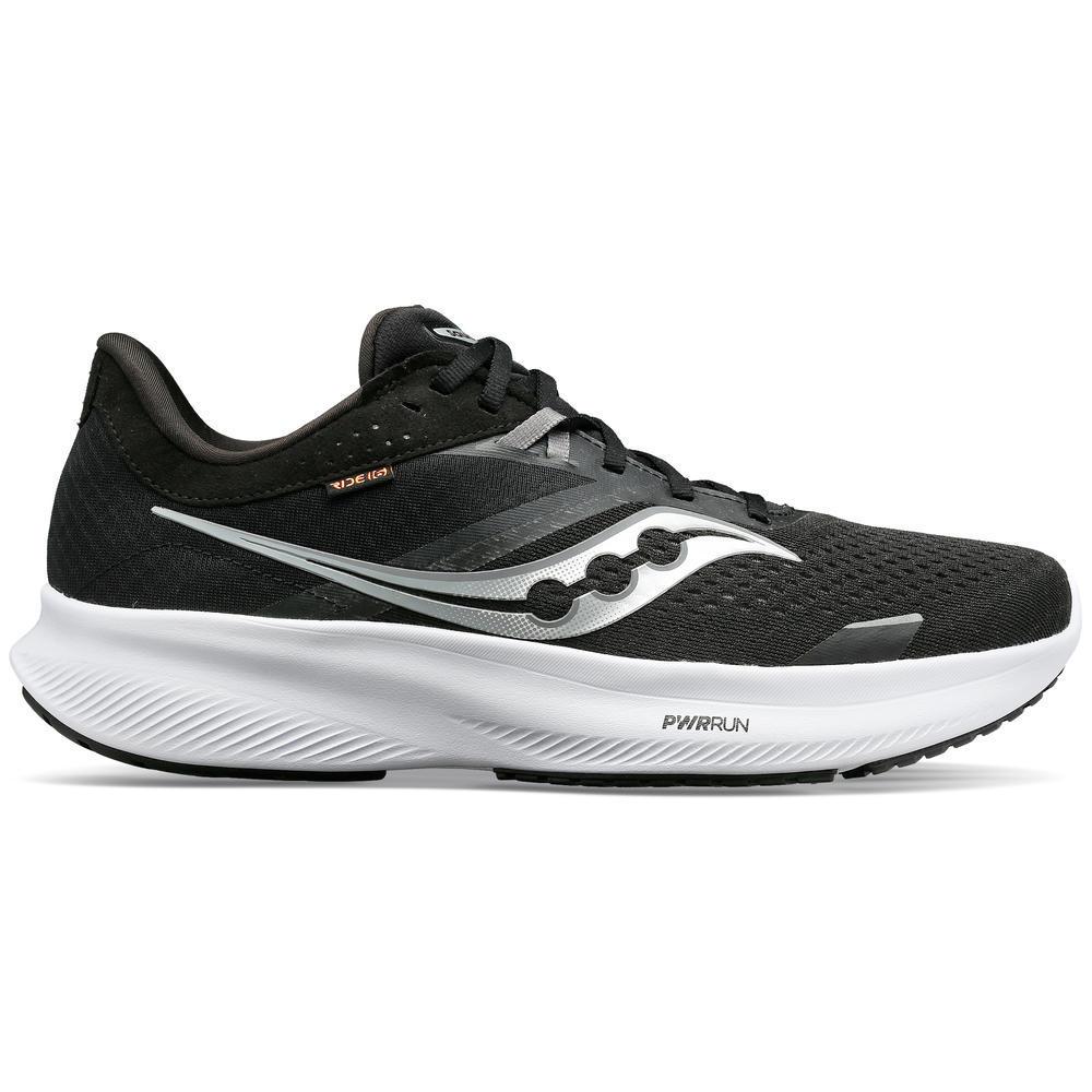 37292-BLACKWHITE-l Women's Saucony Ride 16 (Wide) - Image 1