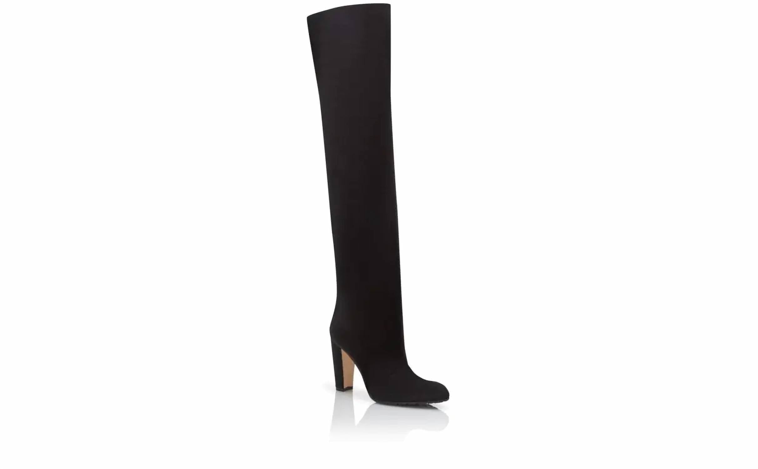 48f6a3fe-8277-4a4f-8508-3b9b445fe082-upscale_15k-1500x1500-70 Manolo Blahnik - Pre-loved Women Gardahi Suede Knee High Boots - Image 1