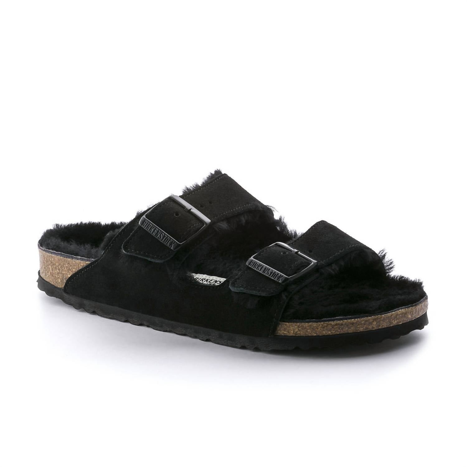 50316358-58d5-4b3a-ac64-1e0eca6a70d3-upscale_15k-1500x1500-70 Birkenstock - Unisex Arizona Fur Shearling Sandal - Image 1