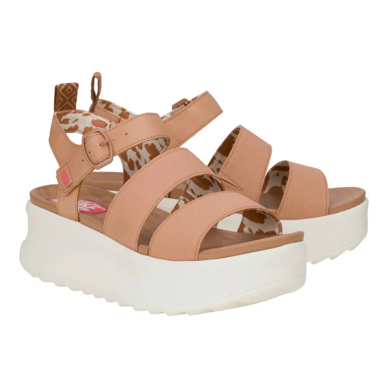 57c4c76e-0e20-4b2c-ac05-172989385a50-upscale_15k-1500x1500-70 Hey Dude - Women's Delray Buckle Classic Sandal - Image 1