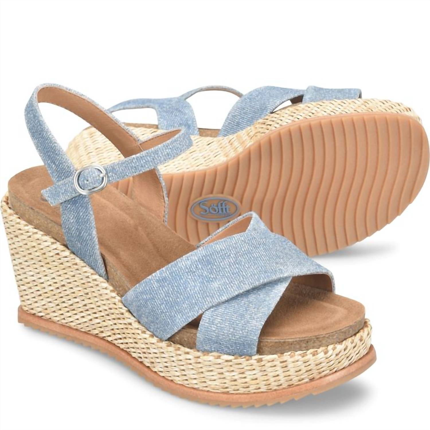7244f1d9-eb02-4ff4-be46-b2e79711f786-upscale_15k-1500x1500-70 Sofft - Women's Diana Wedge Sandal - Image 1