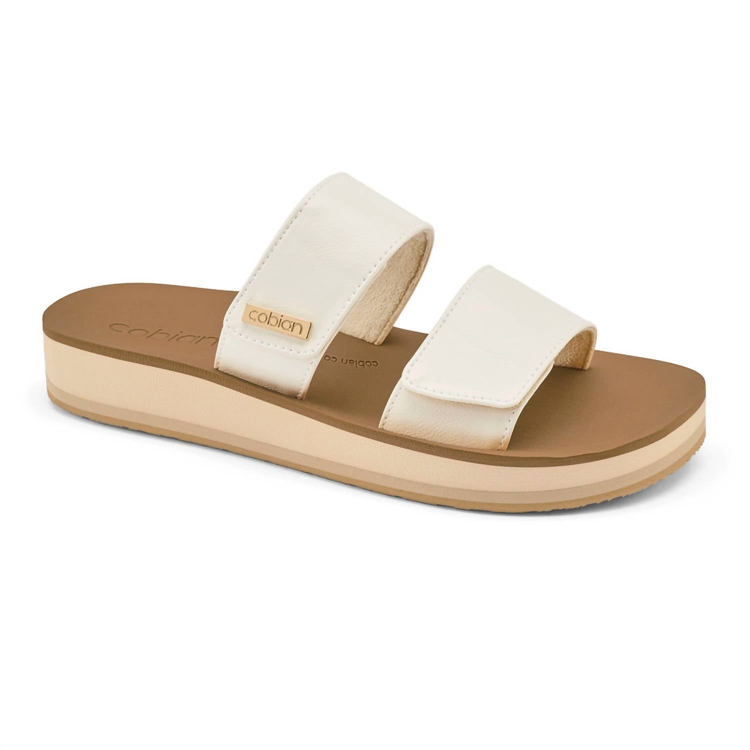 89cb7fc4-f28b-4f58-ad4f-e7ed5c96323c-upscale_15k-1500x1500-70 Cobian - Women's Dana Rise Synthetic Leather Strap Sandal - Image 1