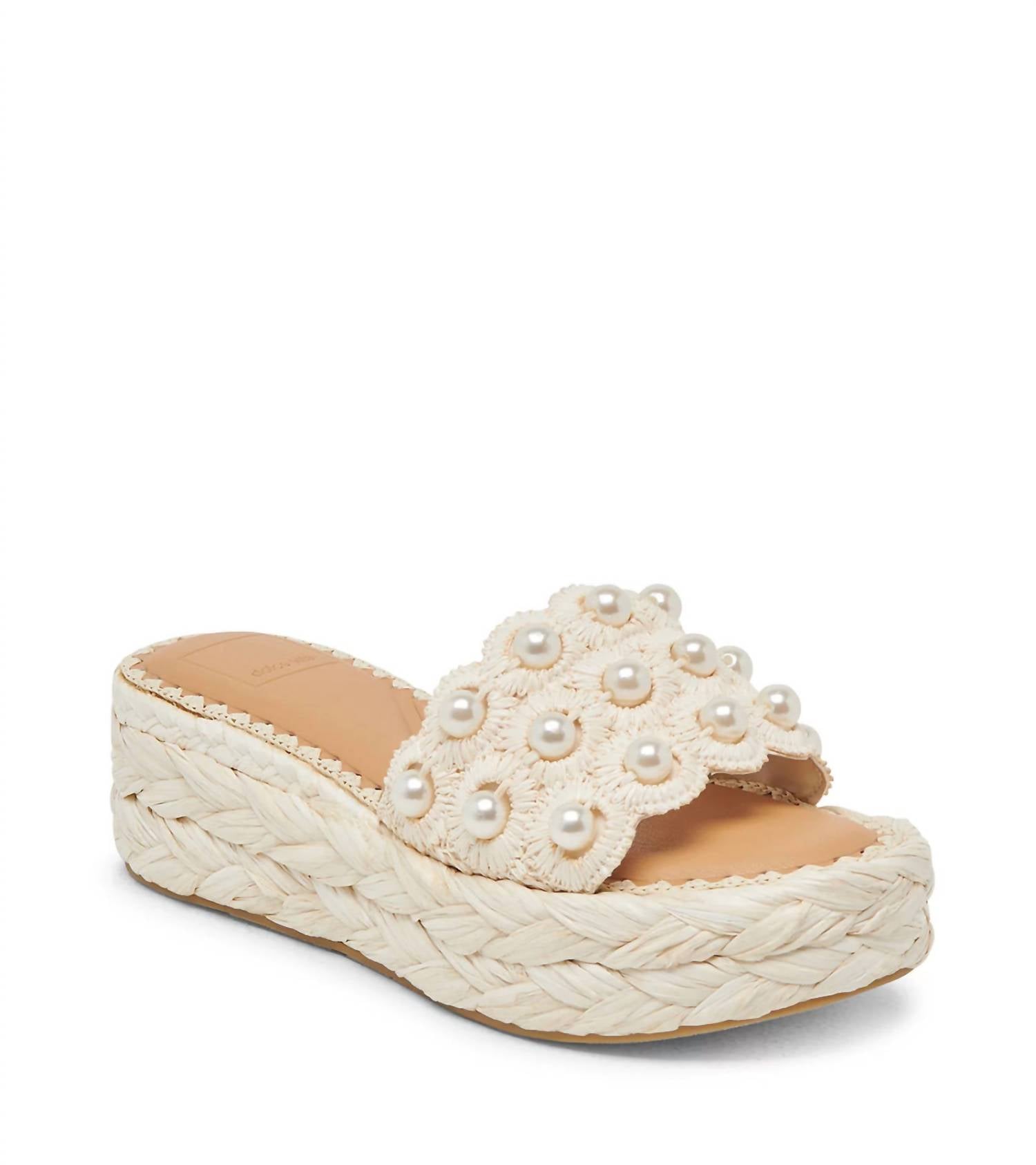990b700f-b1e1-4333-be93-a21c288e945f-upscale_15k-1500x1500-70 Dolce Vita - Women's Caper Raffia Platform Slide Sandal - Image 1
