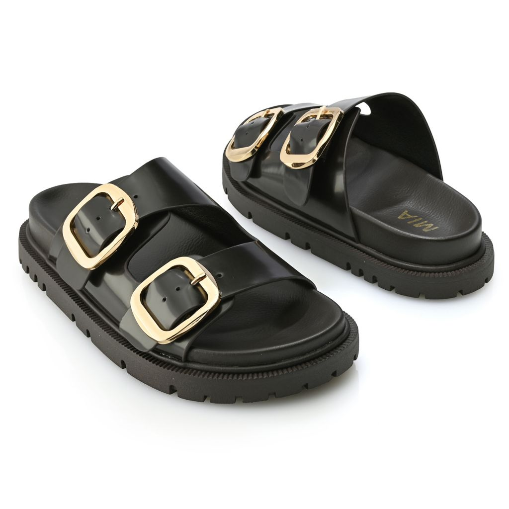S475009-00007-00013 MIA Gen Dual Buckle Strapped Sandals - Image 1