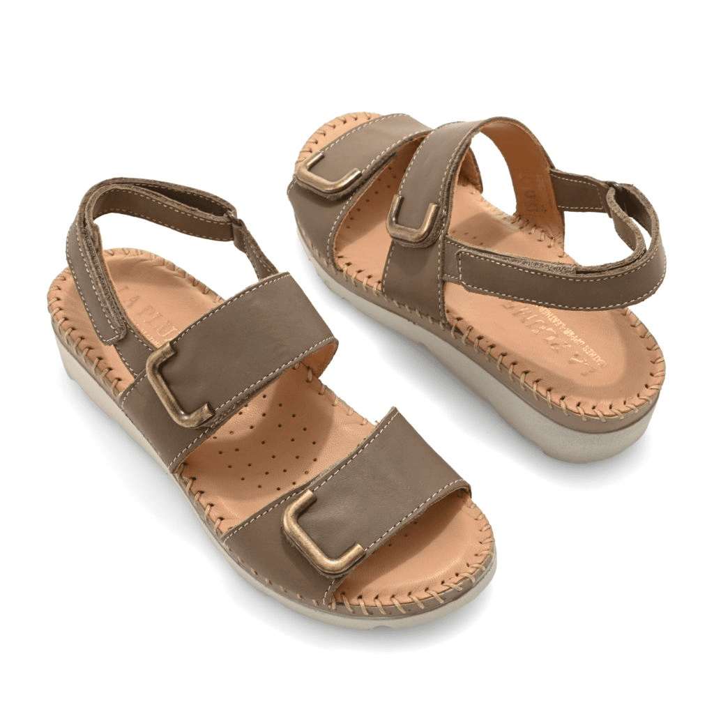 S475331-00069-13400 La Plume Christa Italian Made Leather Sandals - Image 1