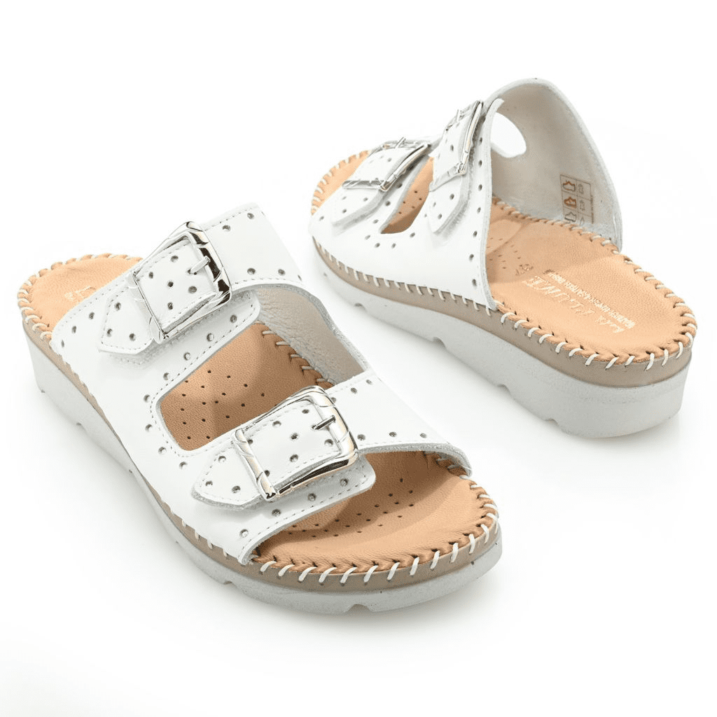 S475332-03439-13403 La Plume Clara Italian Made Leather Sandals - Image 1