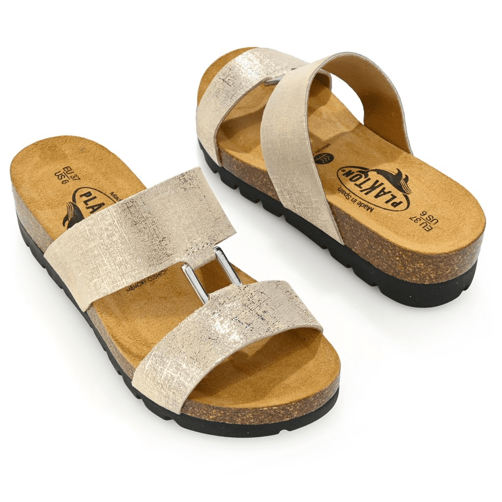 S475529-11720-13404 Plakton Clarissa Dual Strap Slip-on Sandals - Image 1
