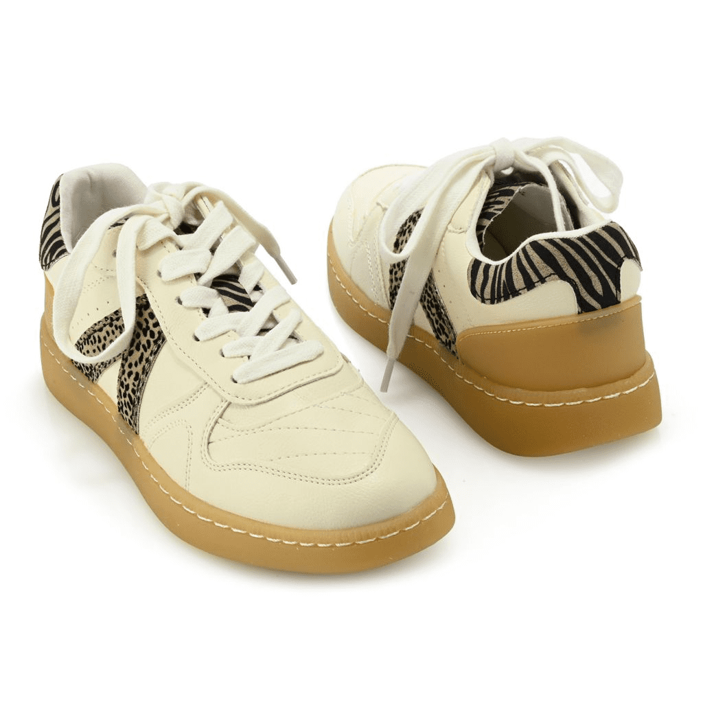 S475740-26910-00015 MIA Vesta Faux Leather Lace-up Sneakers - Image 1