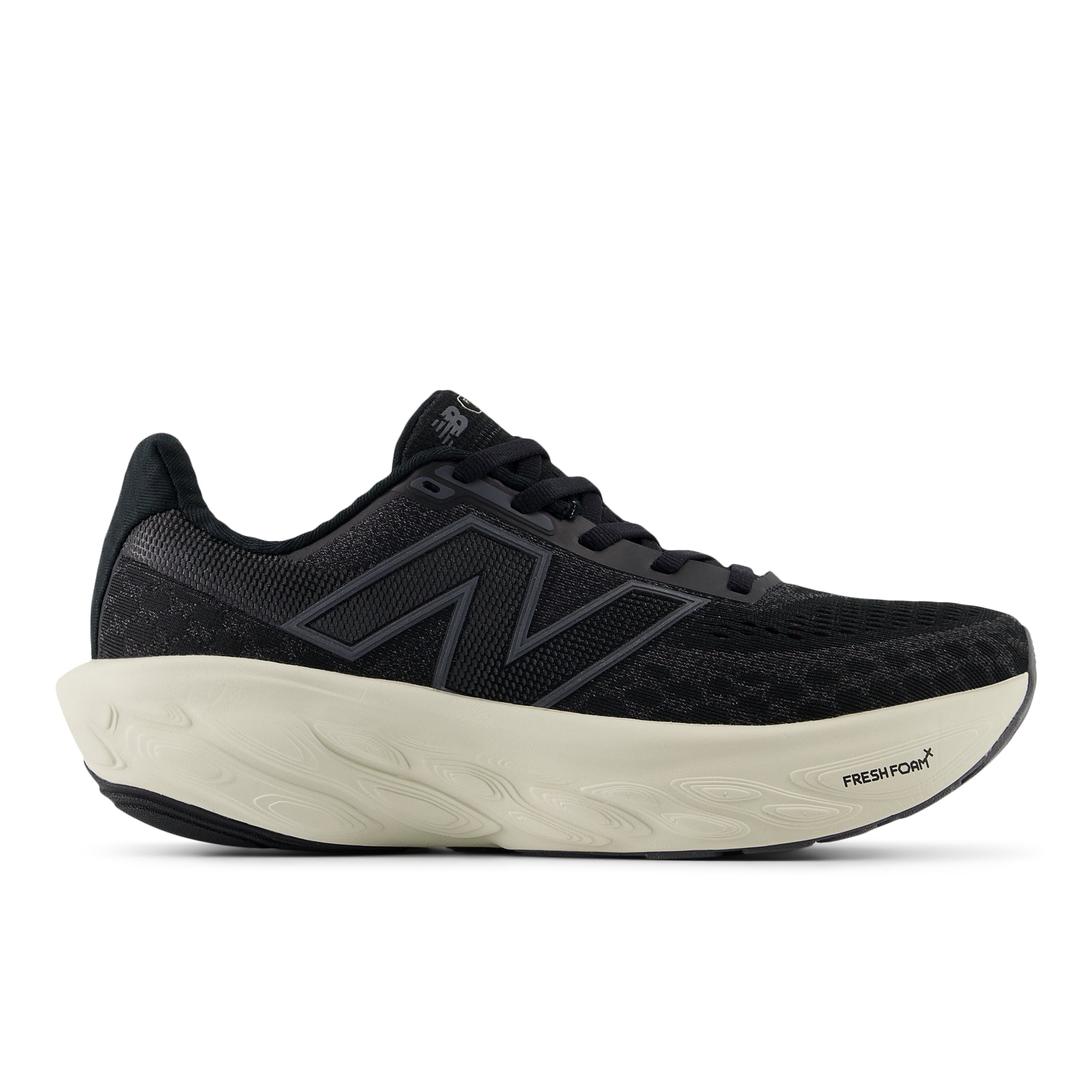 W1080B14_2 Women's Fresh Foam X 1080 v14 EXTRA WIDE (B - Black/Phantom/Sea Salt) - Image 1