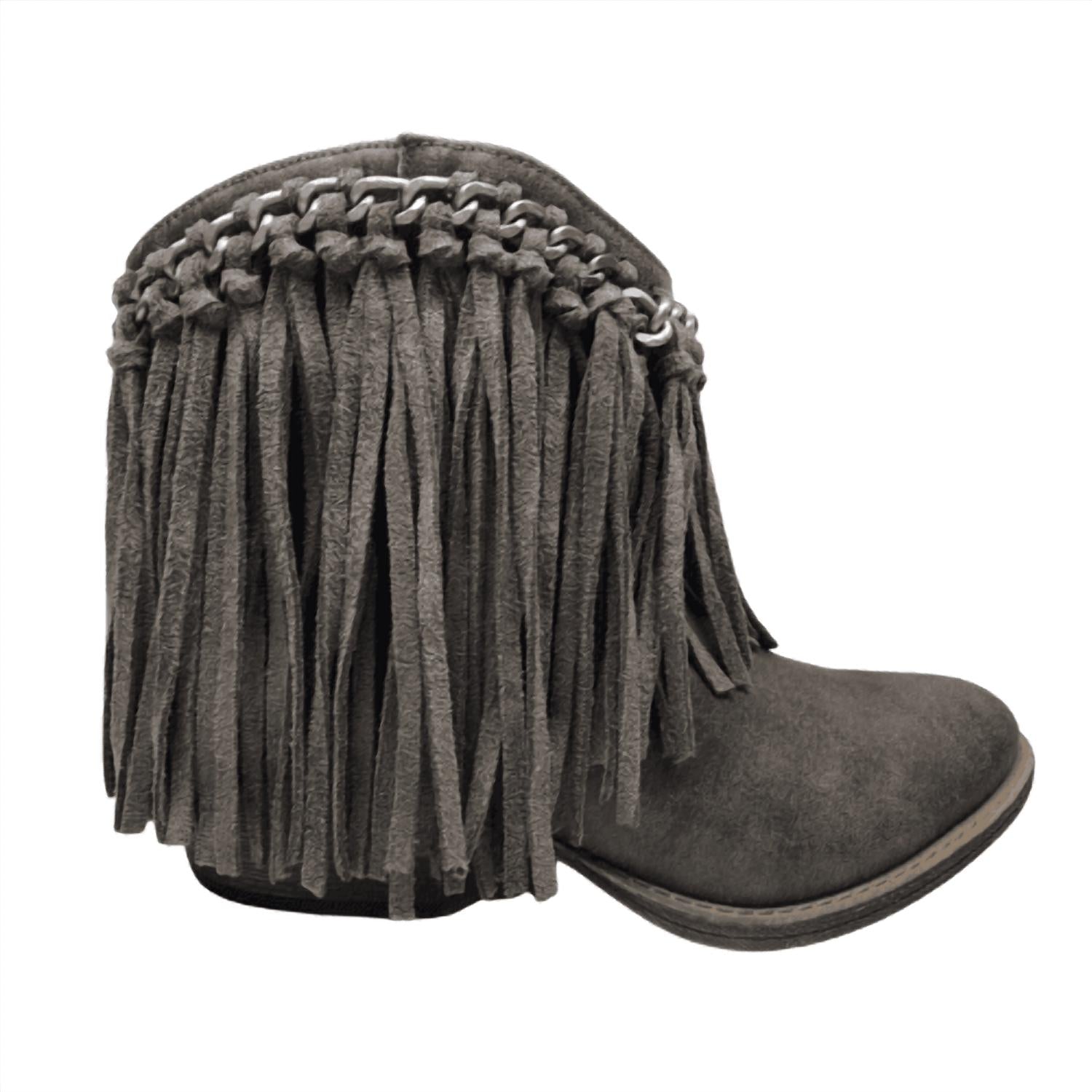 b5f17393-31ca-4cb5-9a45-60166cbccb7e-upscale_15k-1500x1500-1 Very G - Women's Juno Fringe Bootie Shoe - Image 1