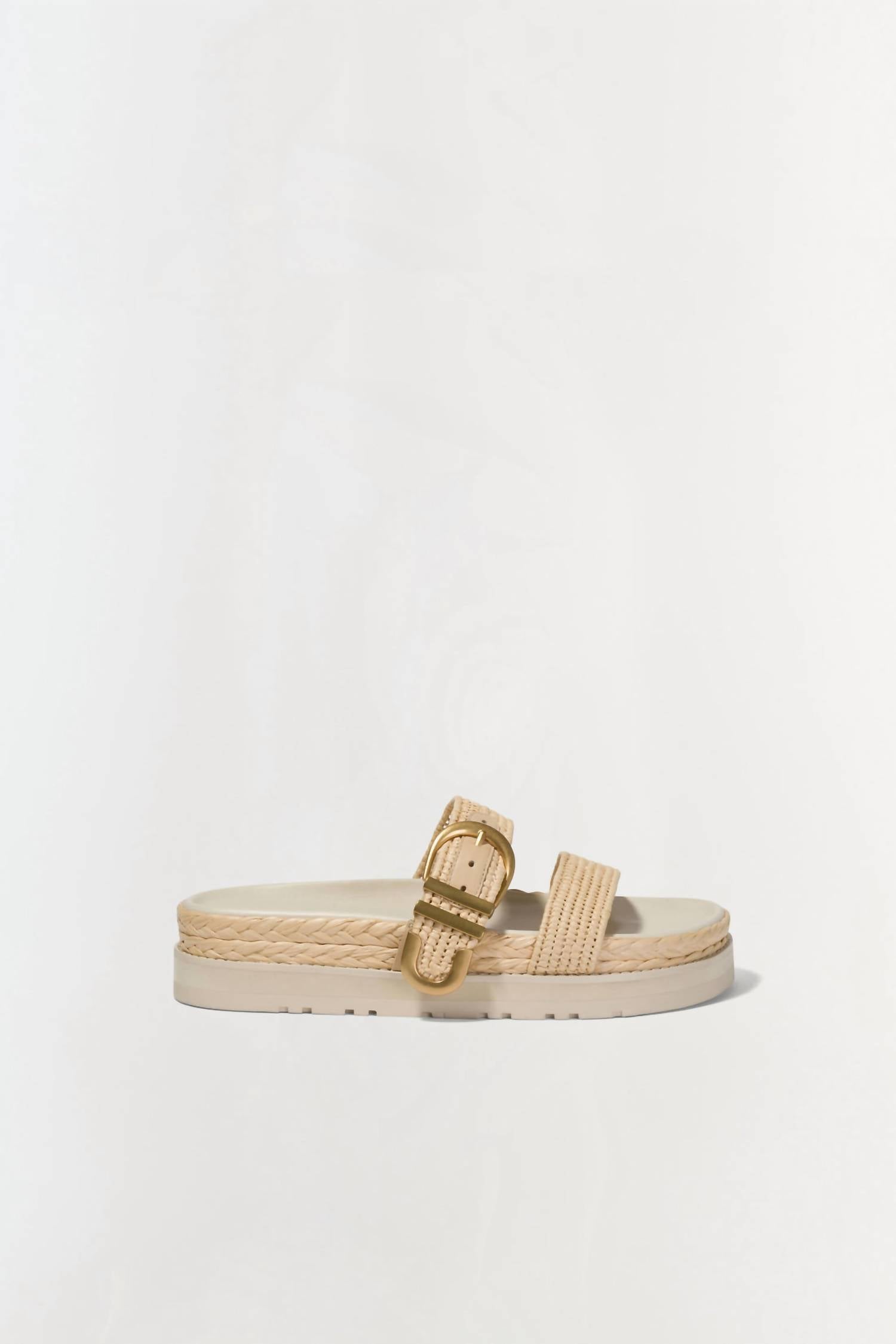 e4241151-ab71-46e8-8995-e13b8caf1ef2-upscale_15k-1500x1500-70 Simkhai - Women's Aida Raffia Buckle Sandal - Image 1