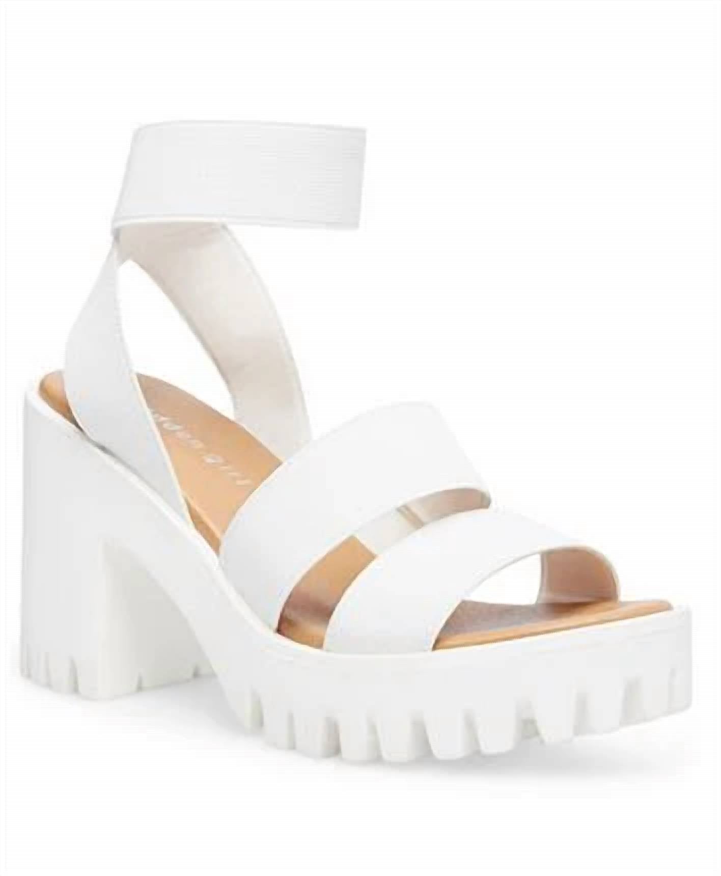 e7a18f01-e793-467f-aa96-f5fd82fd7af8-upscale_15k-1500x1500-70 Madden Girl - Women's Elastic Lug Sole Ankle Strap Sandals - Image 1