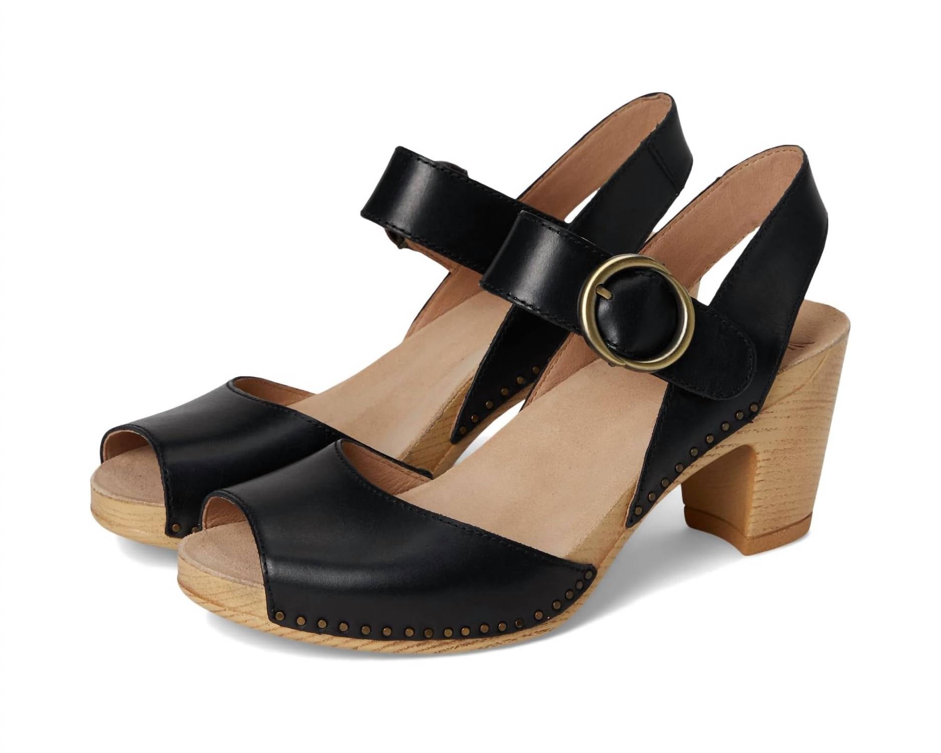 ecd99bf8-ed82-4046-b368-be59ec2742d1-upscale_15k-1500x1500-70 Dansko - Women's Tamra Peep-toe Heel Leather Sandal - Image 1