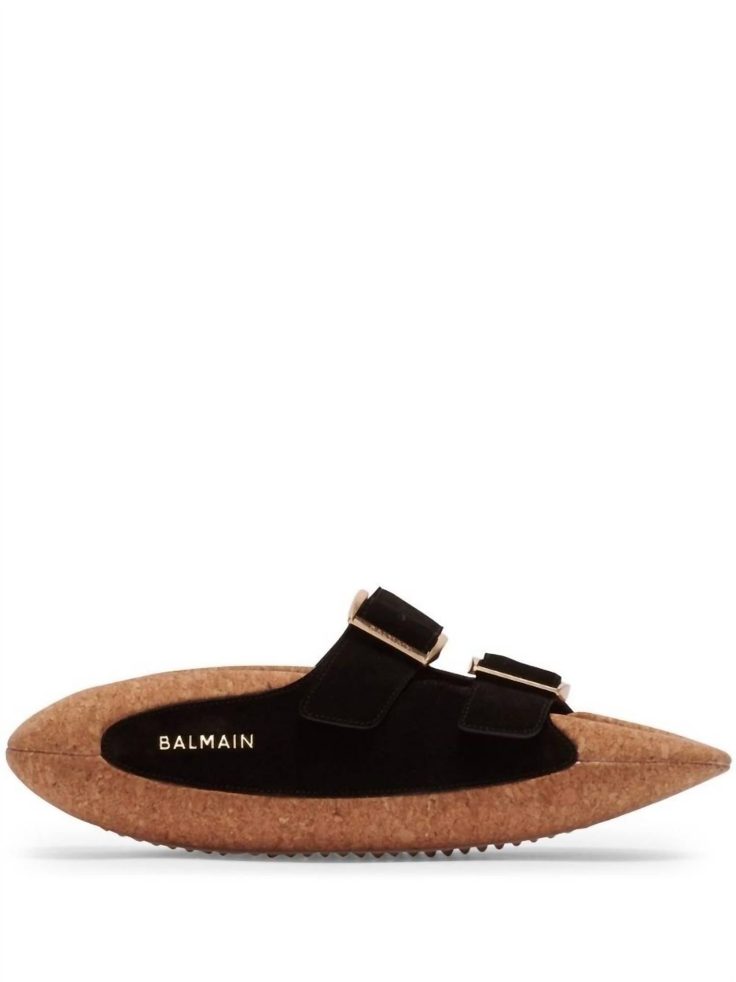 f1d0720d-d5e5-4b3d-99e2-d8040f5ddc5c-upscale_15k-1500x1500-1 Balmain - Women's Chunky Sole Flip Flop Sandals - Image 1