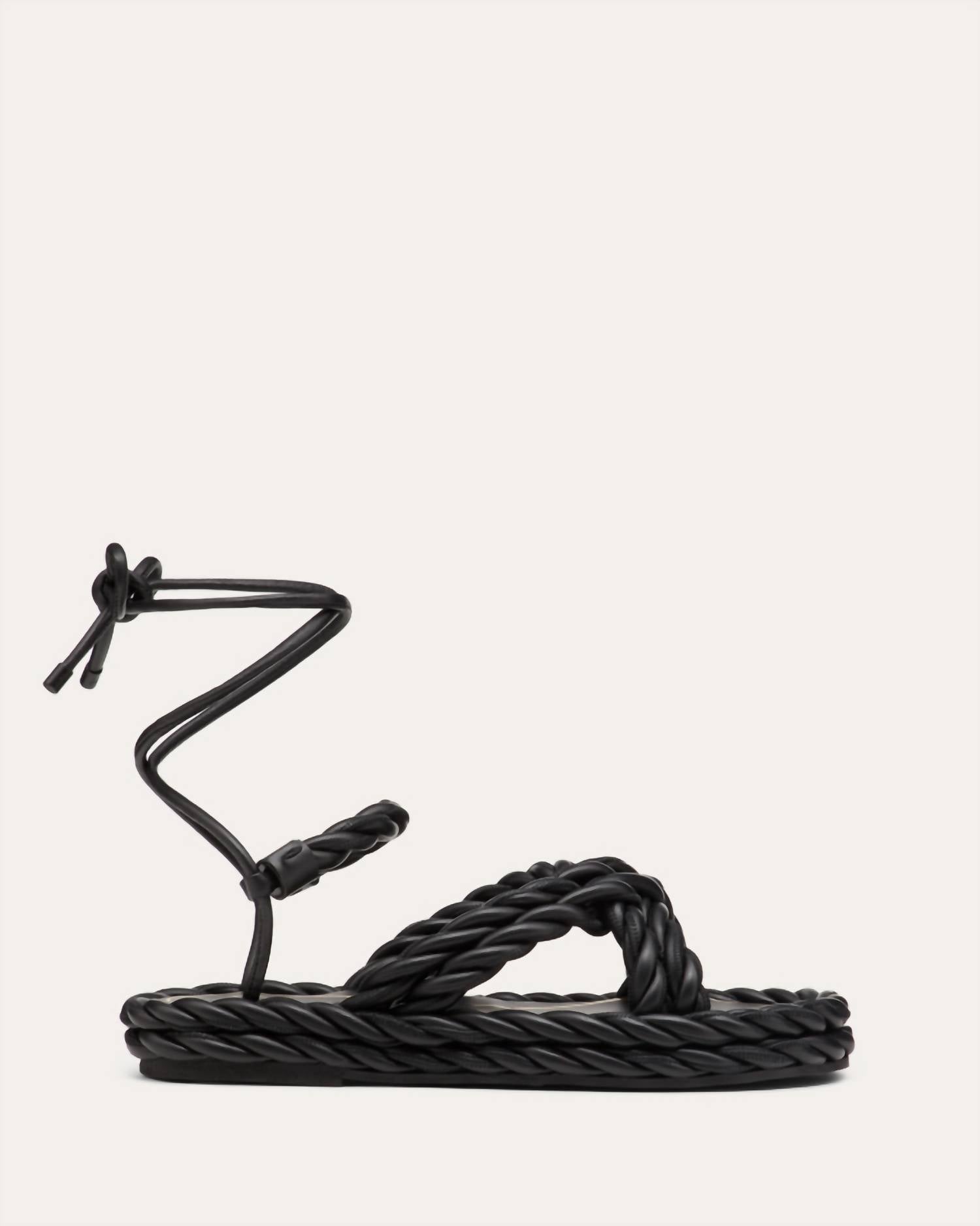 f64be318-915b-4b24-bec3-664be696255c-upscale_15k-1500x1500-70 Valentino Garavani - Women's Rope Nappa Leather Sandals - Image 1