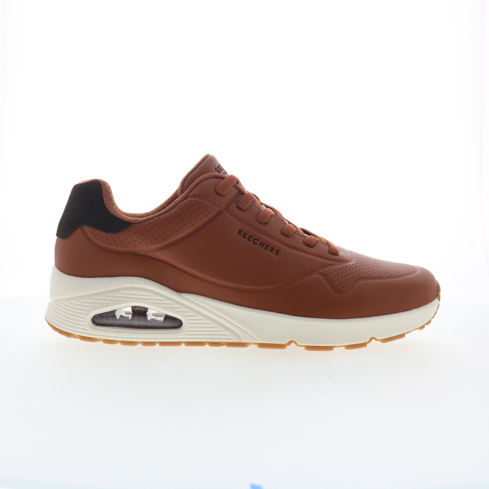 183007-cog_uno_tailored_air_cognac_01_fcedc6d3-9d9b-4401-844c-8448f4bb82cd Skechers Uno - Tailored Air 183007-COG Mens Brown Lifestyle Sneakers Shoes - Image 1