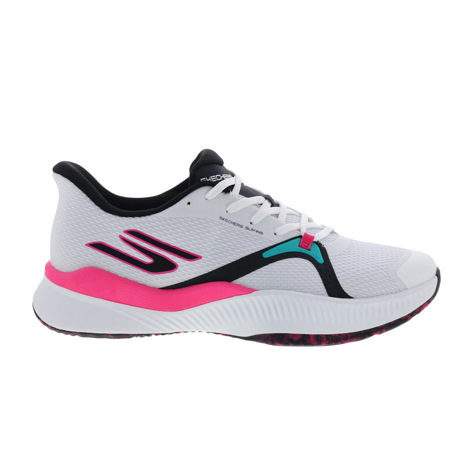 246117-wmlt_skechers_stat_champ_white_multi_reshoot_01 Skechers State Champ 246117-WMLT Mens White Mesh Athletic Pickleball Shoes - Image 1