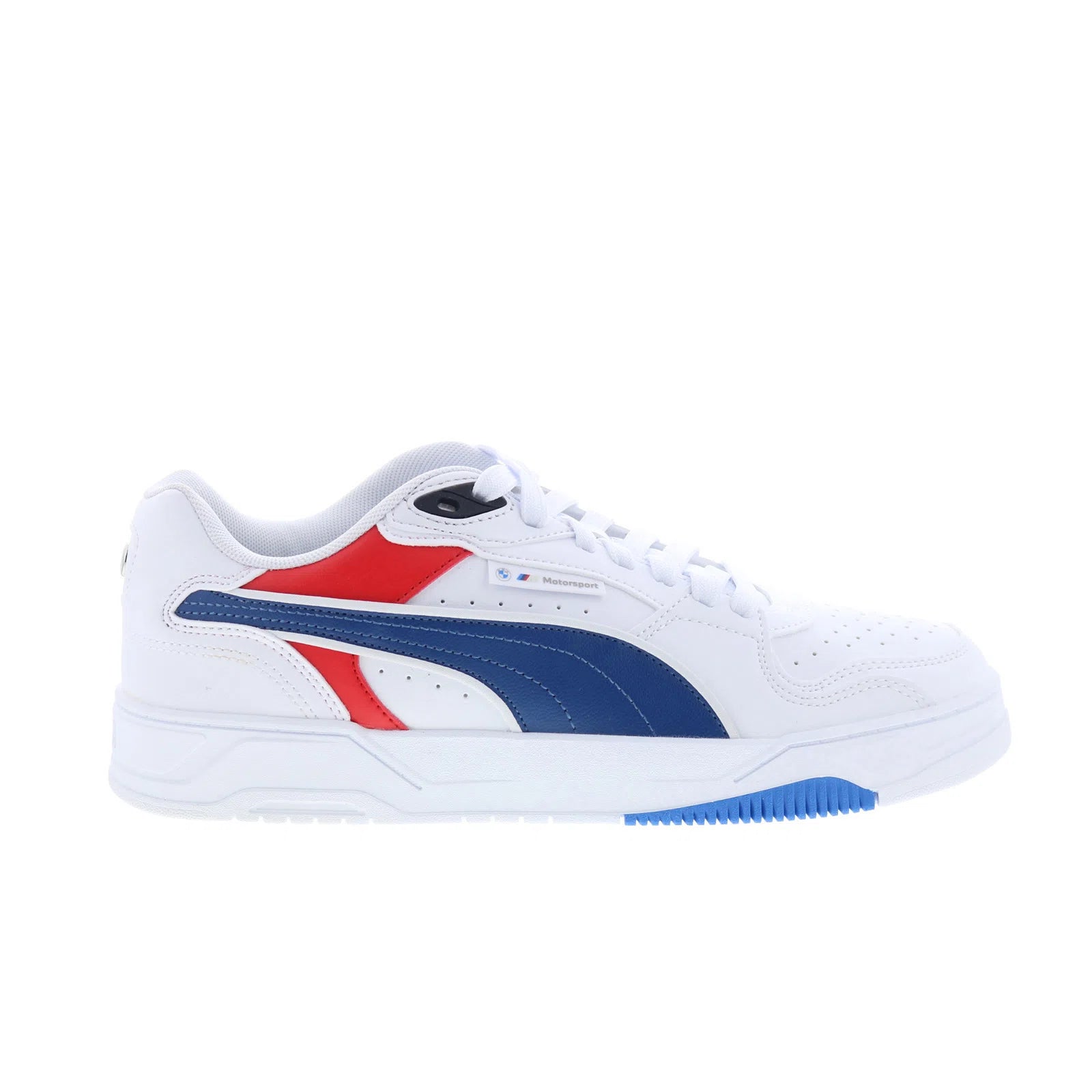 30891102_bmw_mms_rbd_break_low_puma_white_pro_blue_reshoot_01 Puma BMW MMS RBD Break Low 30891102 Mens White Motorsport Sneakers Shoes - Image 1