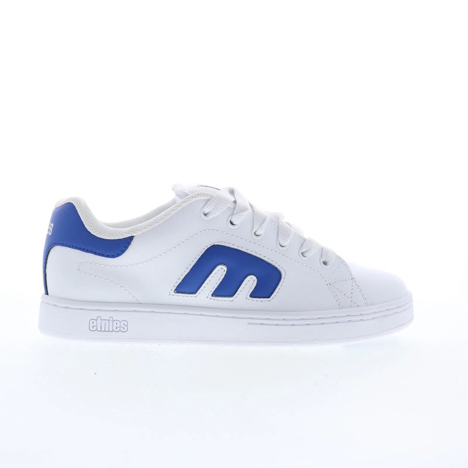 4101000014_callicut_white_blue_01 Etnies Callicut 4101000014155 Mens White Skate Inspired Sneakers Shoes - Image 1