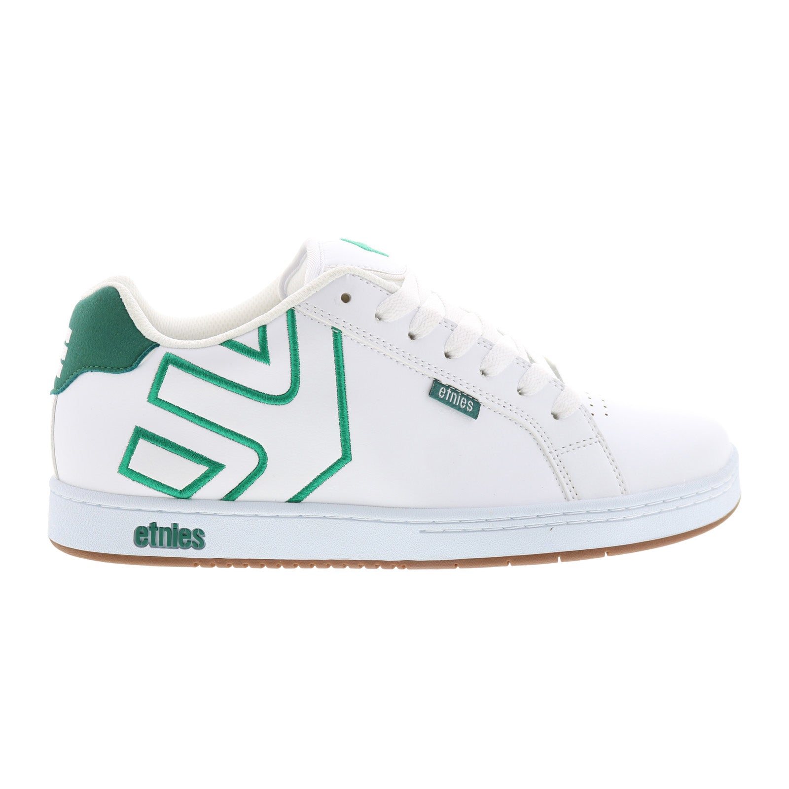 4101000203167_fader_white_green-img4_reshoot_01_2f64cc36-4a78-4efc-b03e-aced2432e9f7 Etnies Fader 4101000203167 Mens White Skate Inspired Sneakers Shoes - Image 1