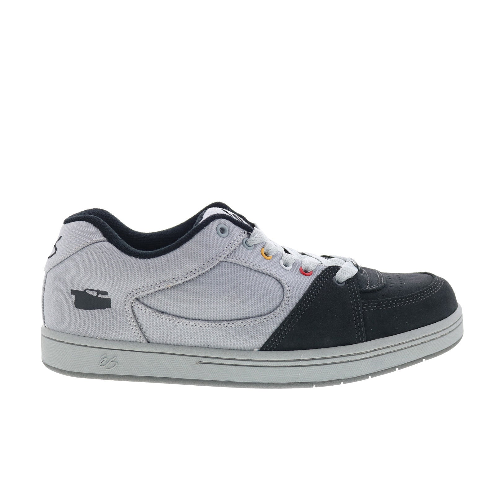 5101000139062_accel_og_dark_grey_light_grey_reshoot_01 ES Accel OG 5101000139062 Mens Gray Suede Skate Inspired Sneakers Shoes - Image 1