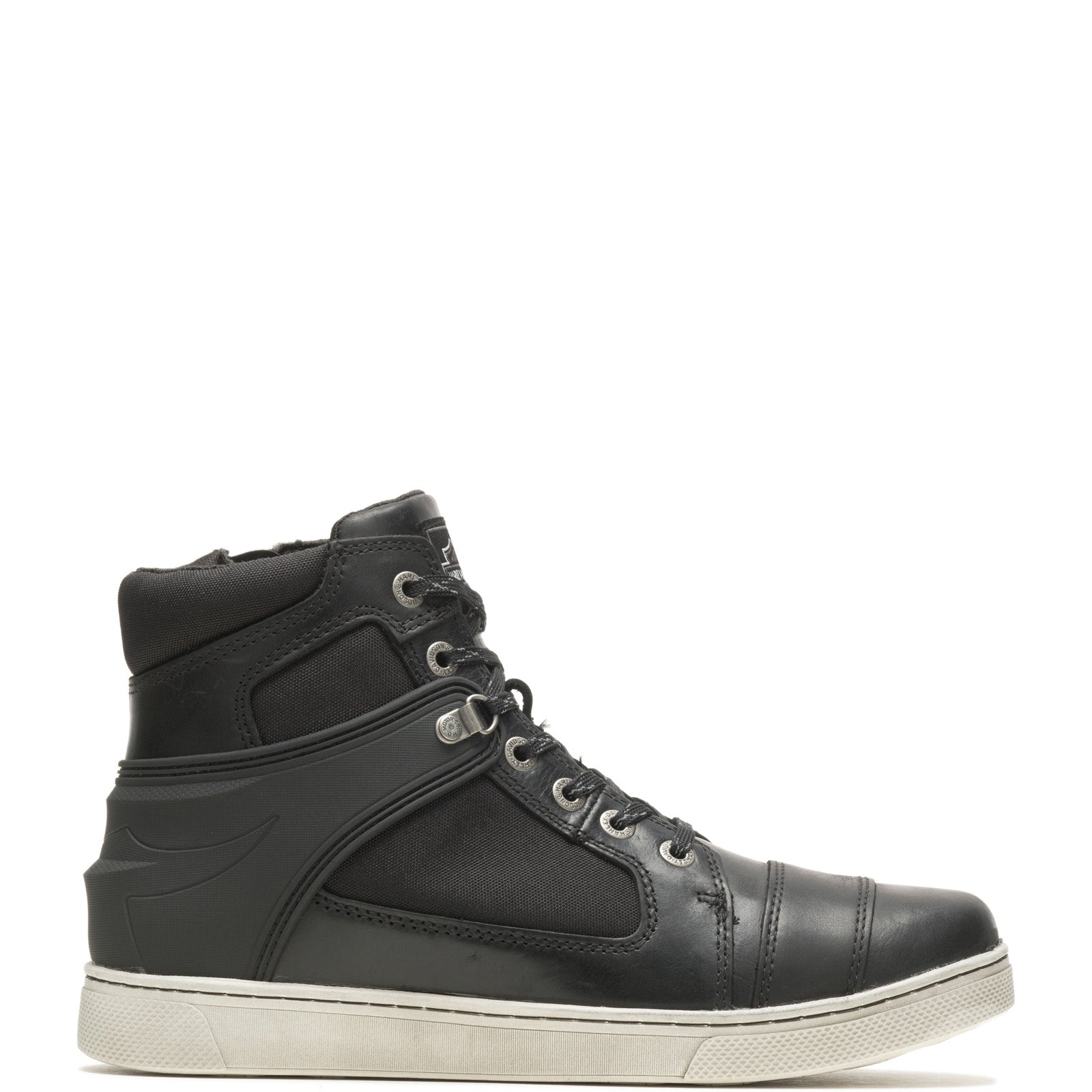 HDM-D96177-040822-F21-IMG11_01_5728ee24-12e7-4c8a-86dc-c6fb22becaa9 Harley-Davidson Gilmore D96177 Mens Black Leather Lifestyle Sneakers Shoes - Image 1