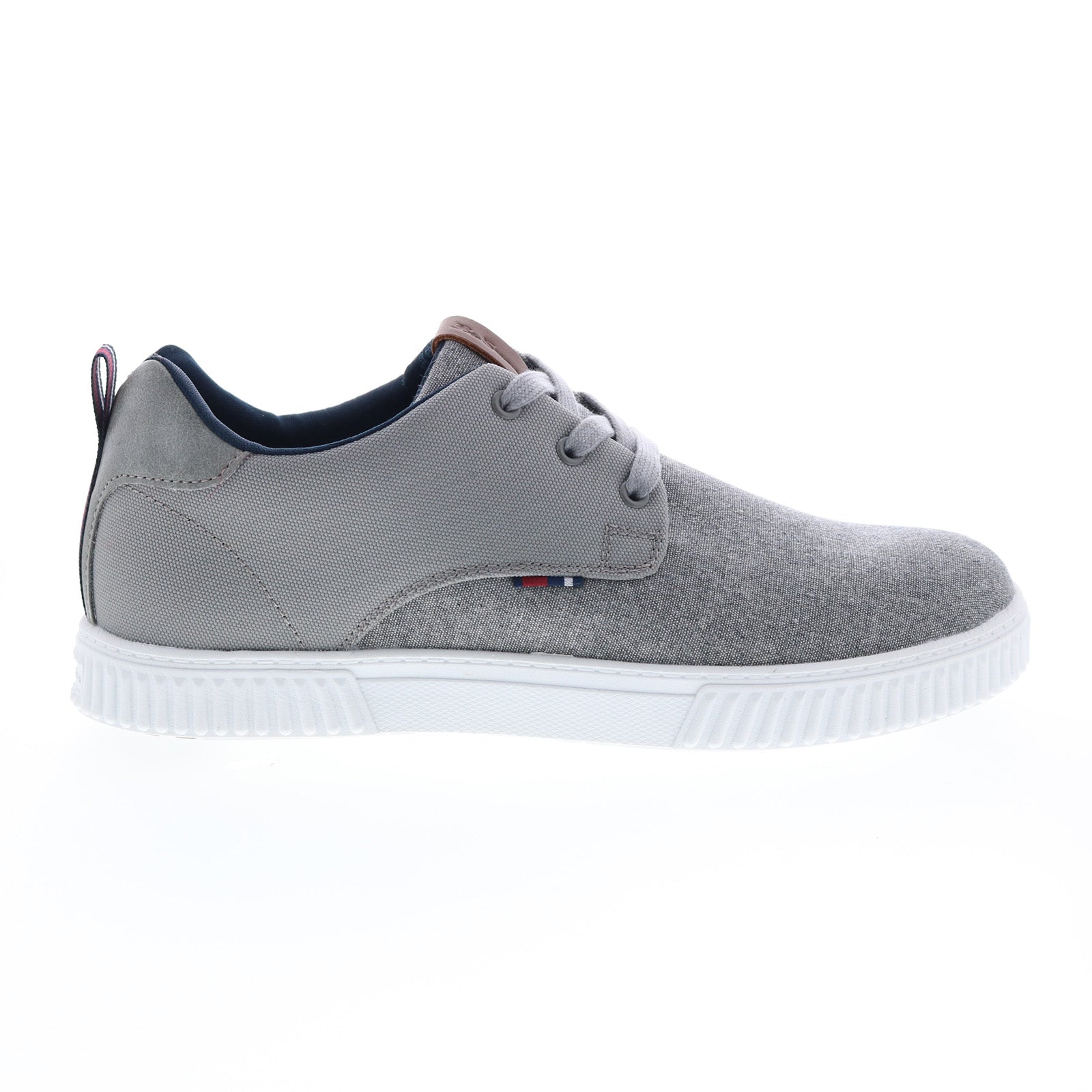 bnms21112_marko_oxford_ii_grey_nylon_01 Ben Sherman Marko Oxford II BNMS21112 Mens Gray Lifestyle Sneakers Shoes - Image 1