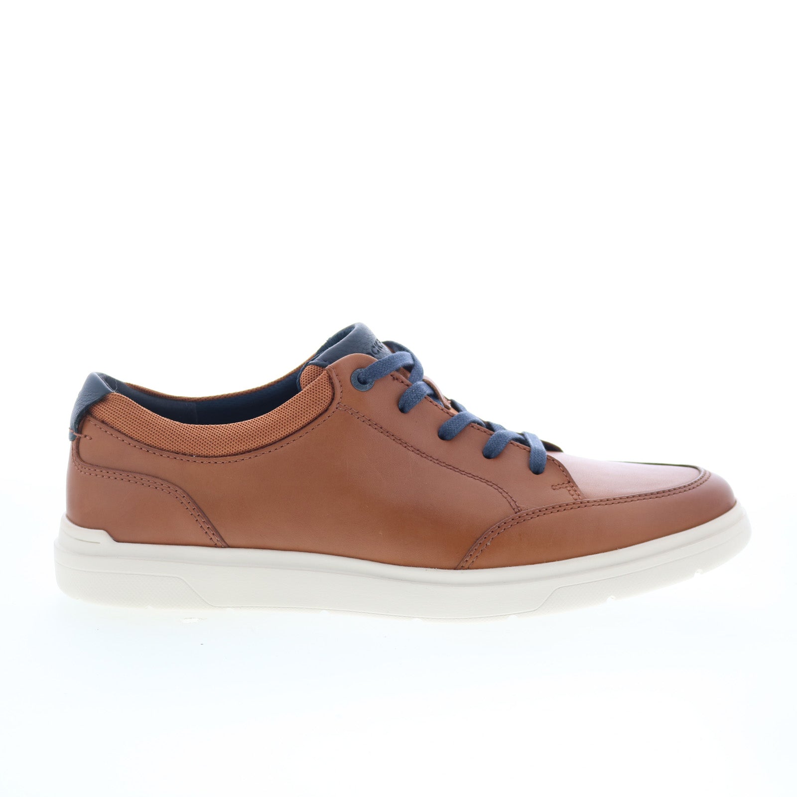 cj1882_tm_court_blucher_tan_01_ceb99558-38ee-4c3a-840f-5f11bf49ce94 Rockport Total Motion Court Blucher Mens Brown Wide Sneakers Shoes - Image 1