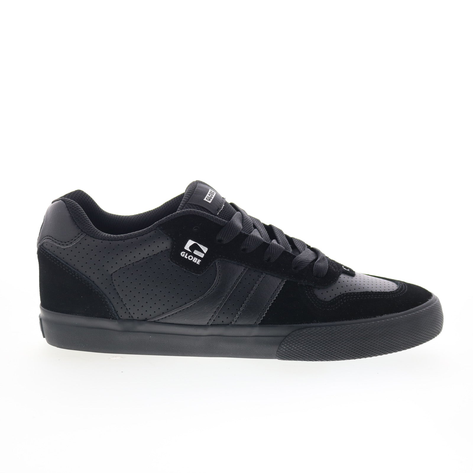 gbenco2_encore-2_black_dip_01_d1746b89-16e7-4067-8b4d-e472b29dcc70 Globe Encore-2 GBENCO2 Mens Black Leather Skate Inspired Sneakers Shoes - Image 1
