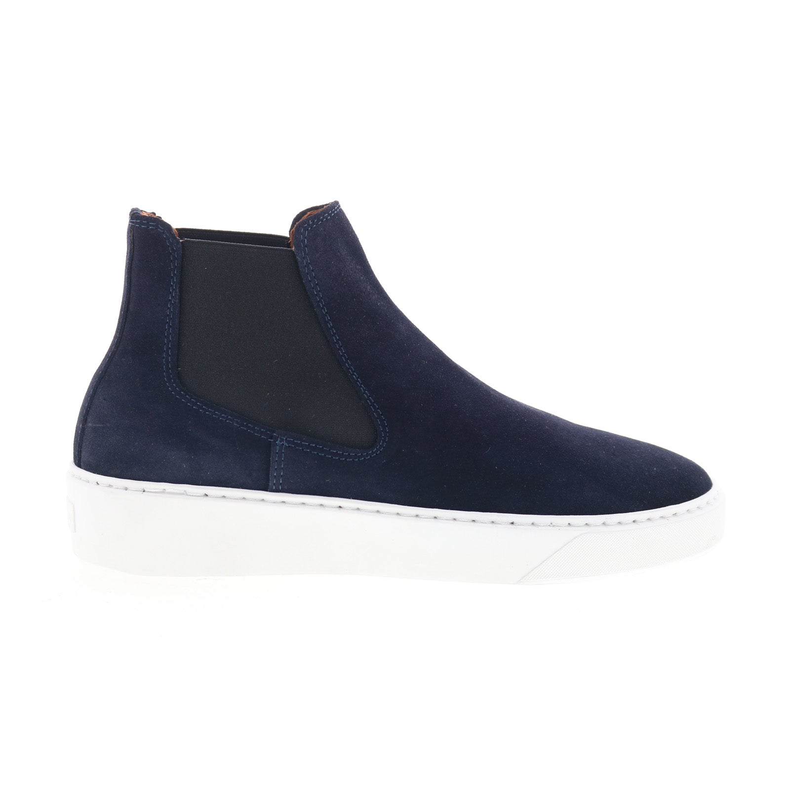 m1020-dbl_demario_suede_dark_blue_01_6887cc3c-8606-4a1f-ad6d-338d94ce9cd3 Aquatalia Demario Waterproof M102073 Mens Blue Suede Lifestyle Sneakers Shoes - Image 1