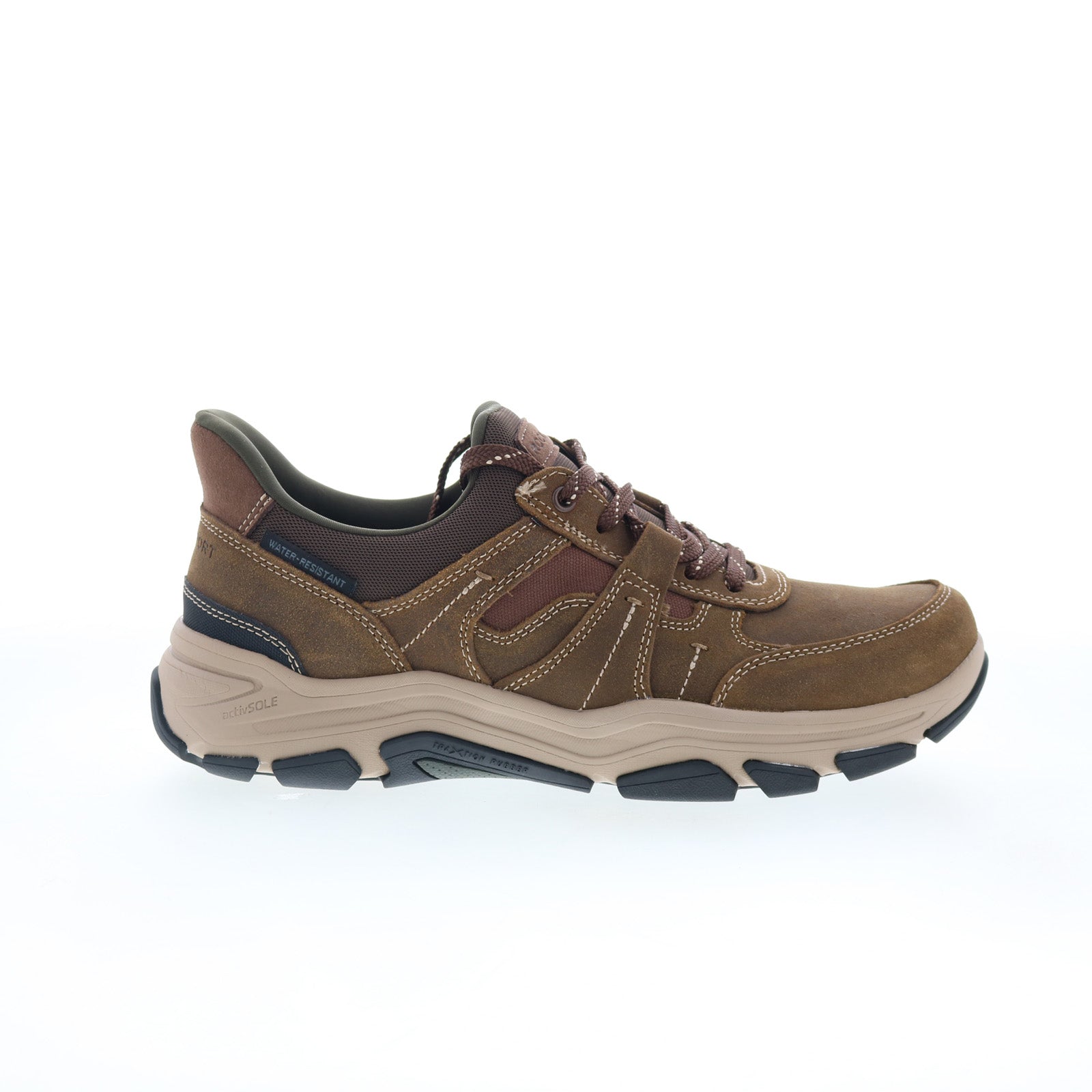 rmrhett_medium_brown_01_782be73b-b9d8-43ae-8bf5-8870066d8e80 Rockport Rhett RMRHETT Mens Brown Extra Wide Lifestyle Sneakers Shoes - Image 1